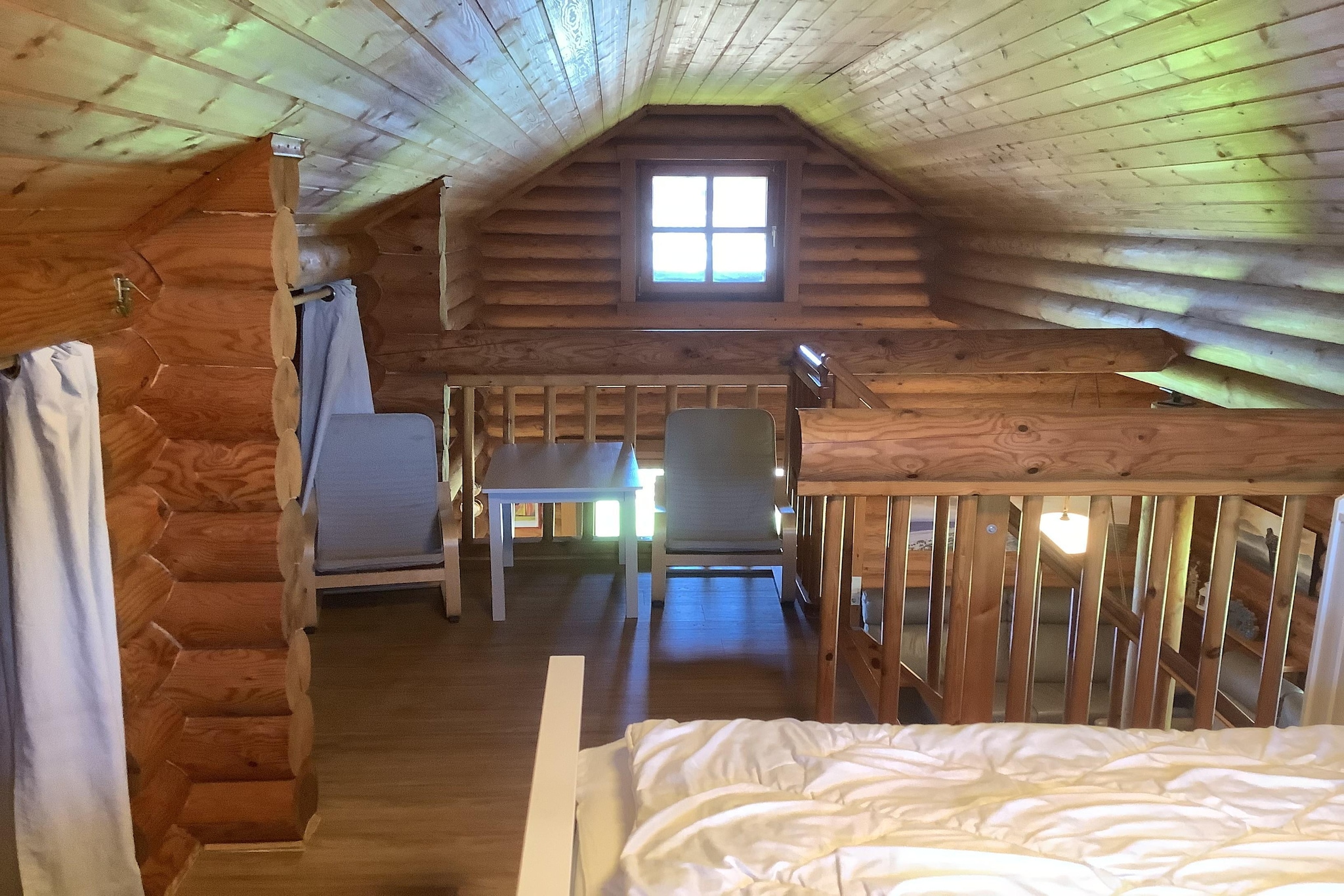 Blockhaus-Schlafzimmer
