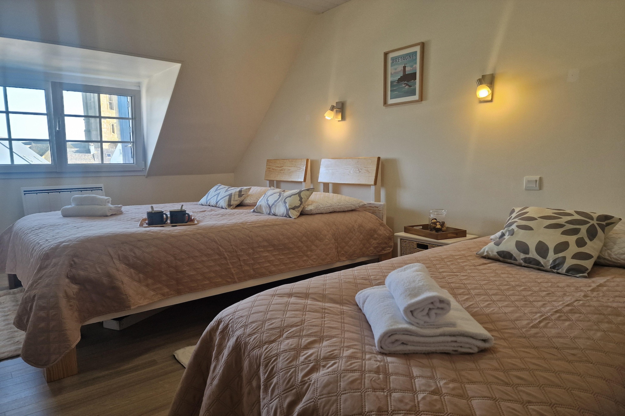 Holiday home in Plougasnou Baie de Morlaix-Schlafzimmer