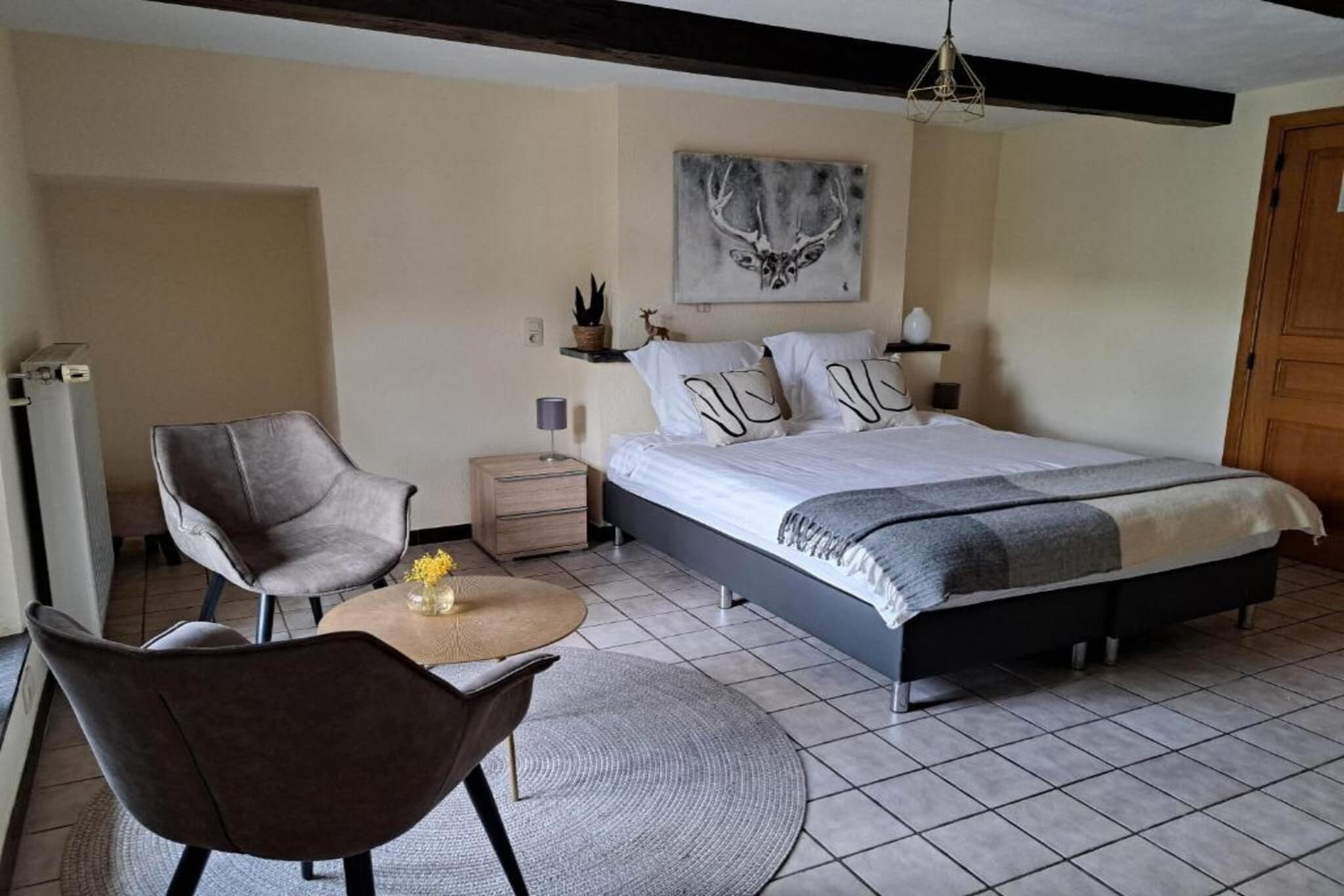 Au Coeur d'Alle Single Room-Bedroom