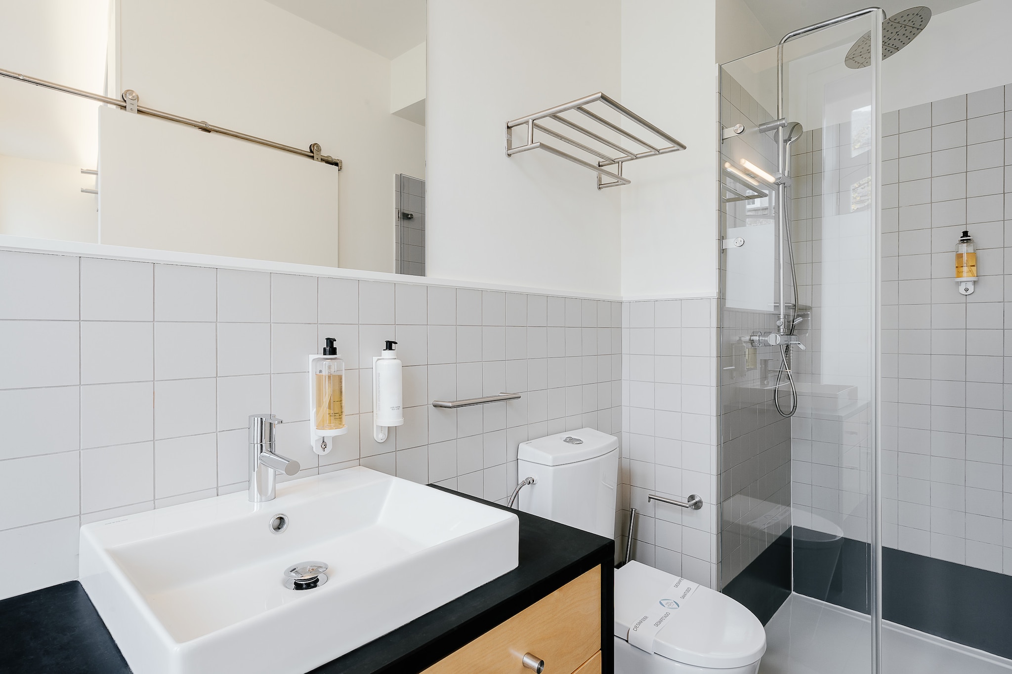 Cotton Cozy Nightlife Studio 101-Badkamer