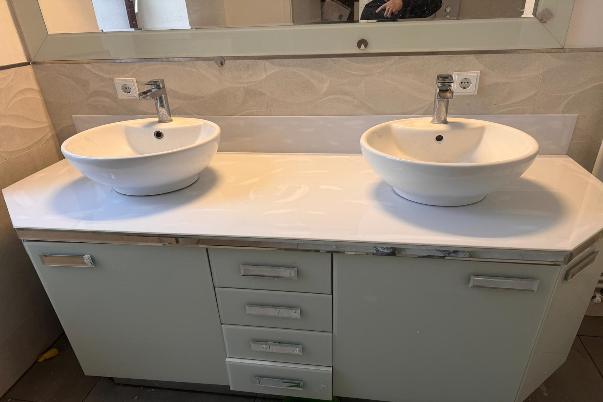 Apartment für Monteure oder Reisende-Badkamer