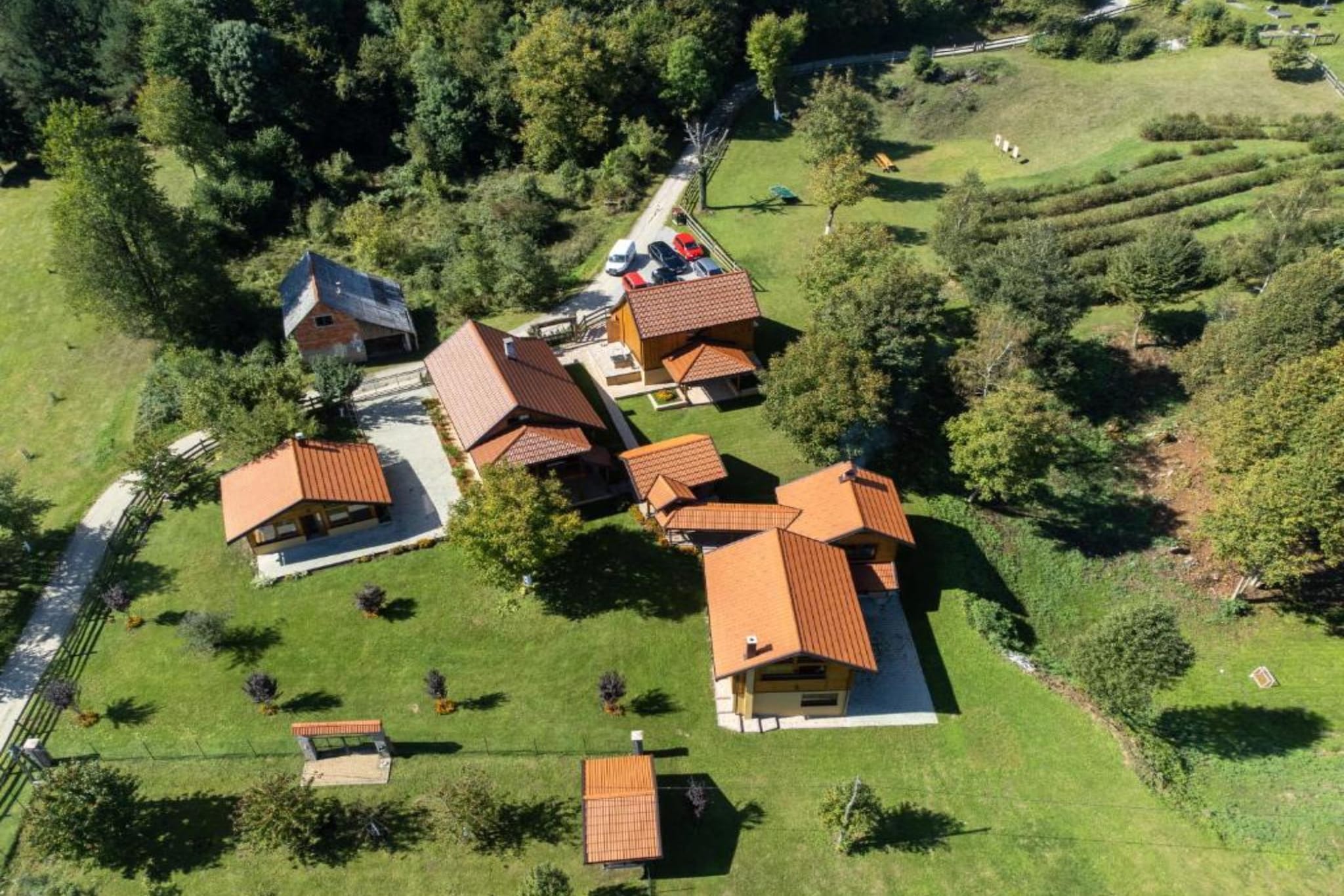 Brezova Poljana Lodge with Sauna and Hot-Tub - Five Bedroom Holiday Home-Buitenlucht