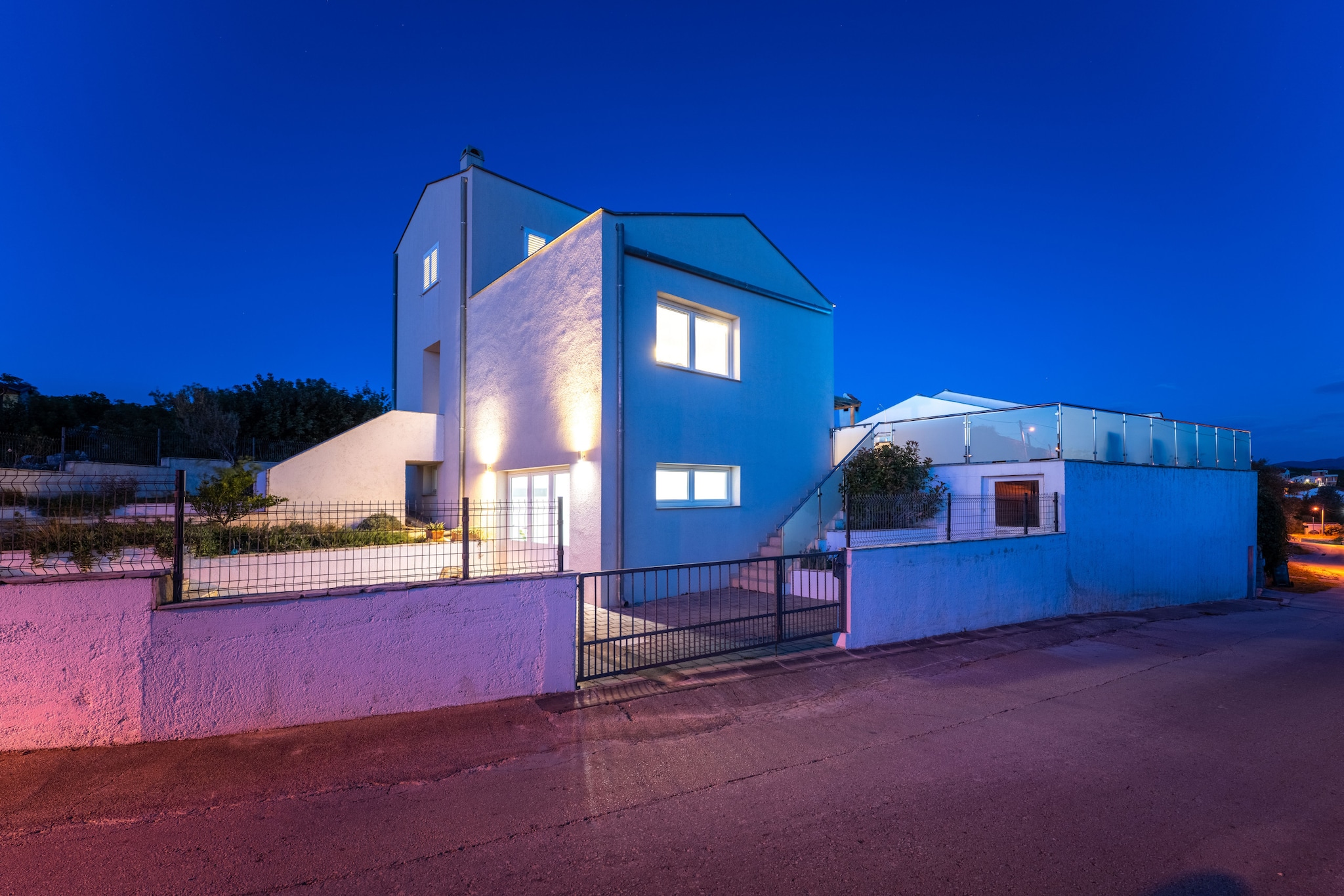 Sea view Villa Anpero-Außenbereich Sommer