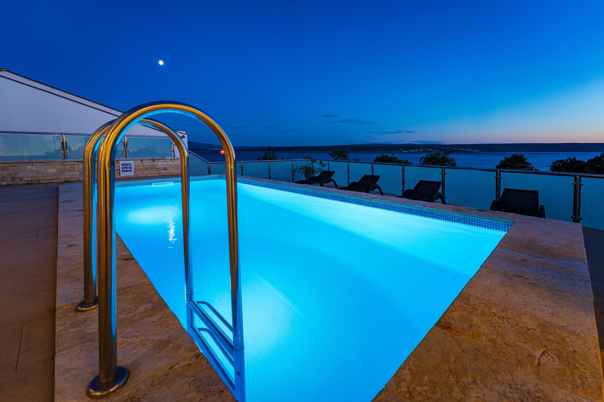 Sea view Villa Anpero-Schwimmbad