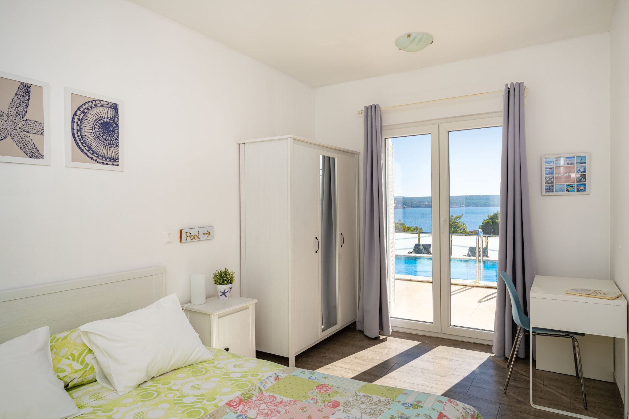Sea view Villa Anpero-Schlafzimmer