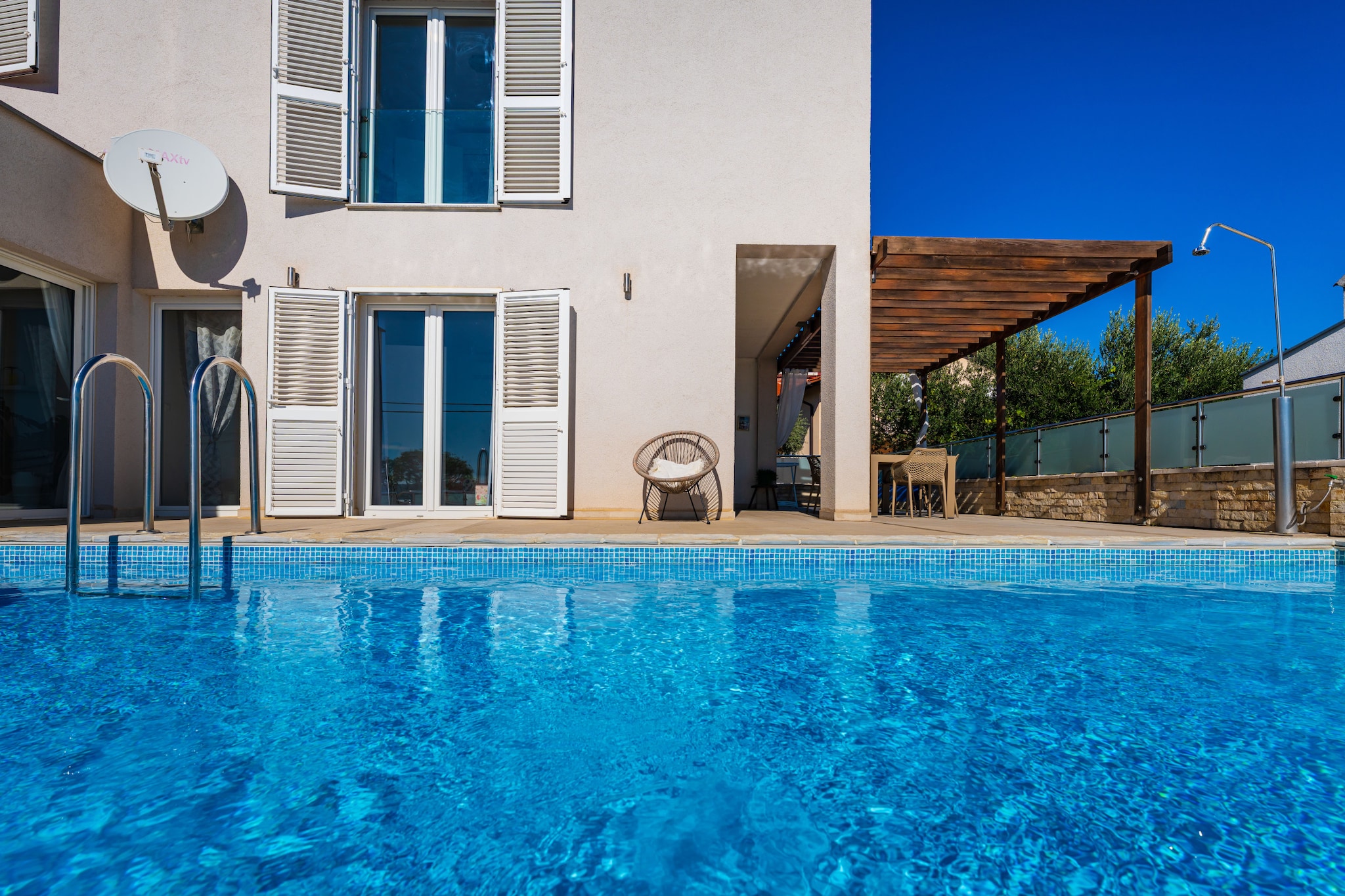 Sea view Villa Anpero-Schwimmbad