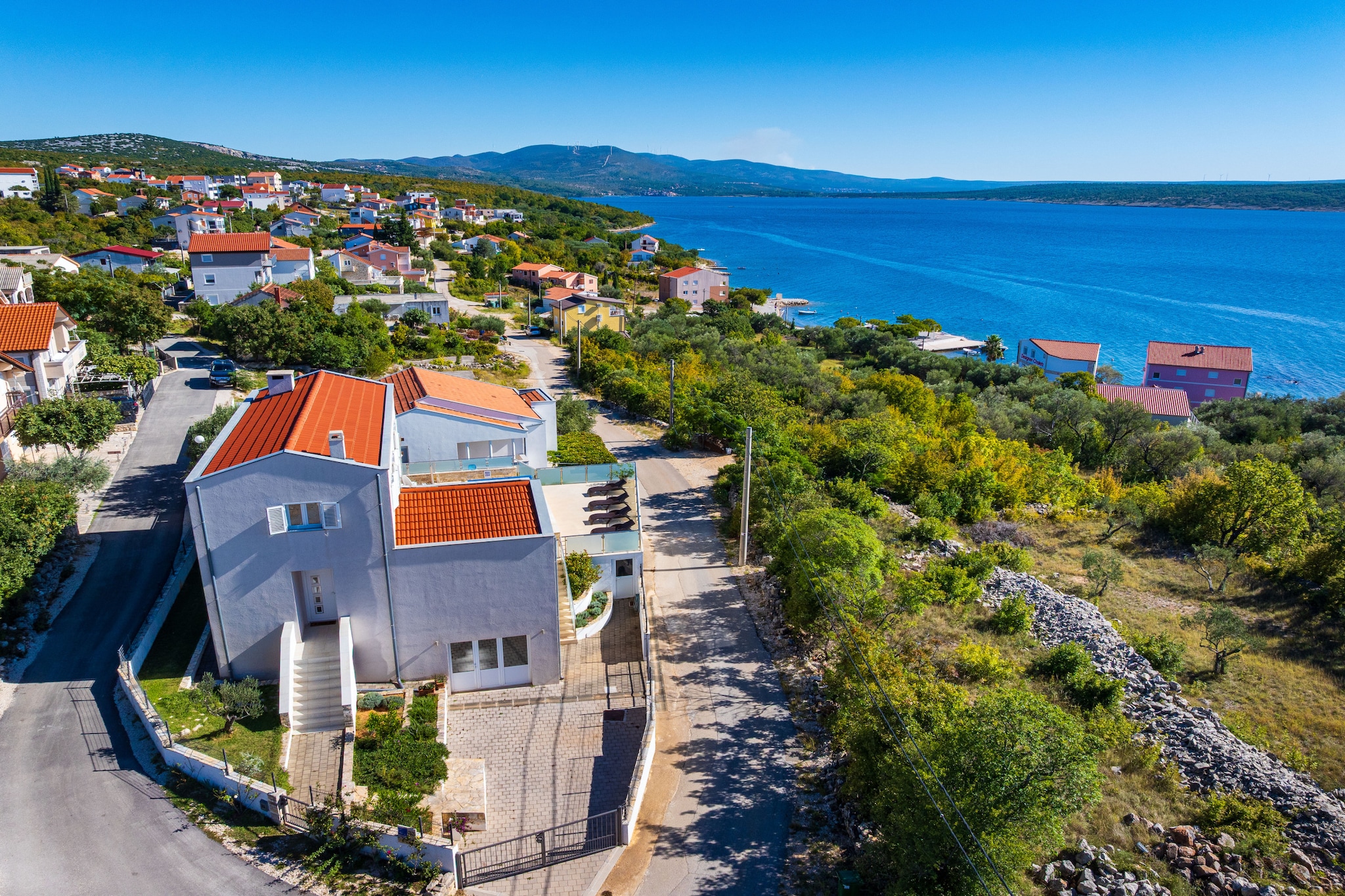 Sea view Villa Anpero-Gebiete Sommer 1 km