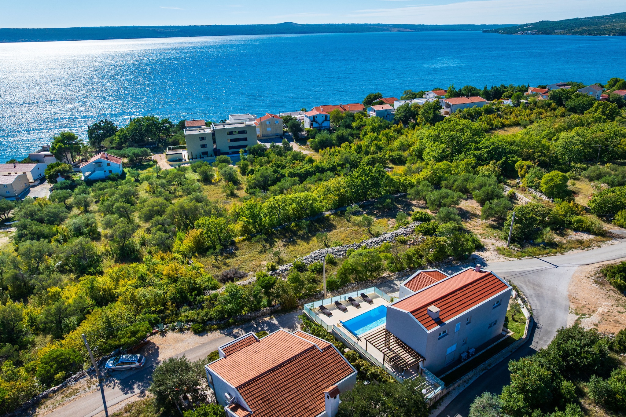 Sea view Villa Anpero-Gebiete Sommer 20 km