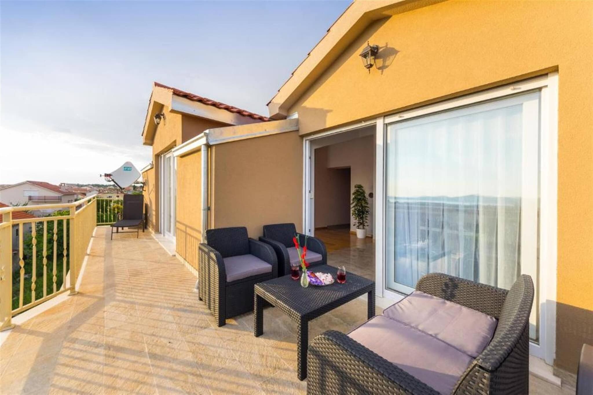 Penthouse apartment Zadar-Terrasse / balcon