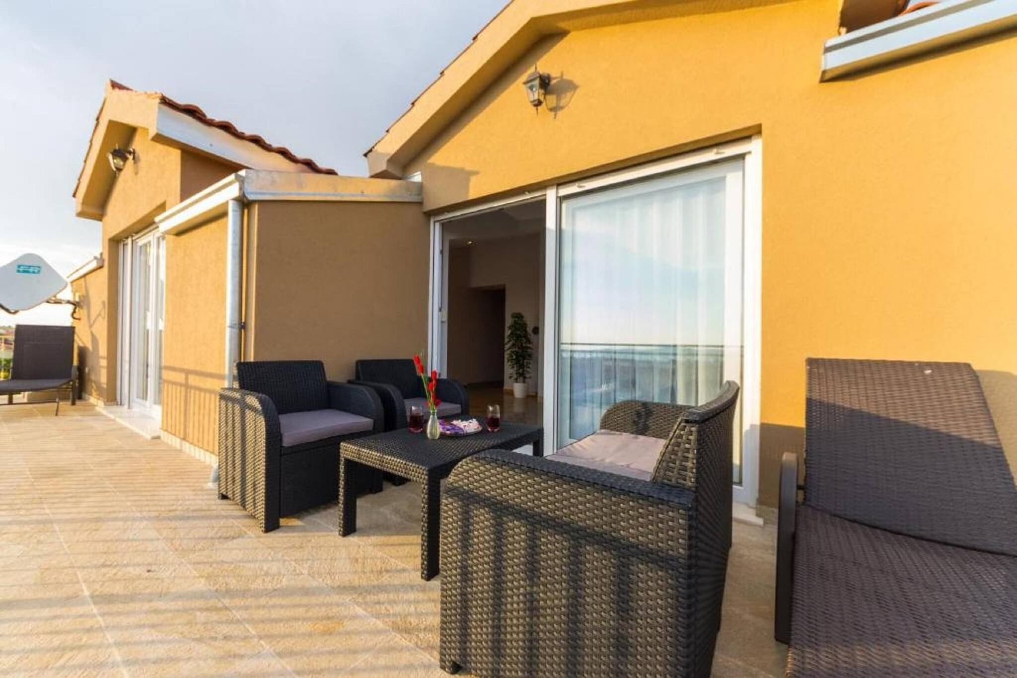 Penthouse apartment Zadar-Terrasse / balcon