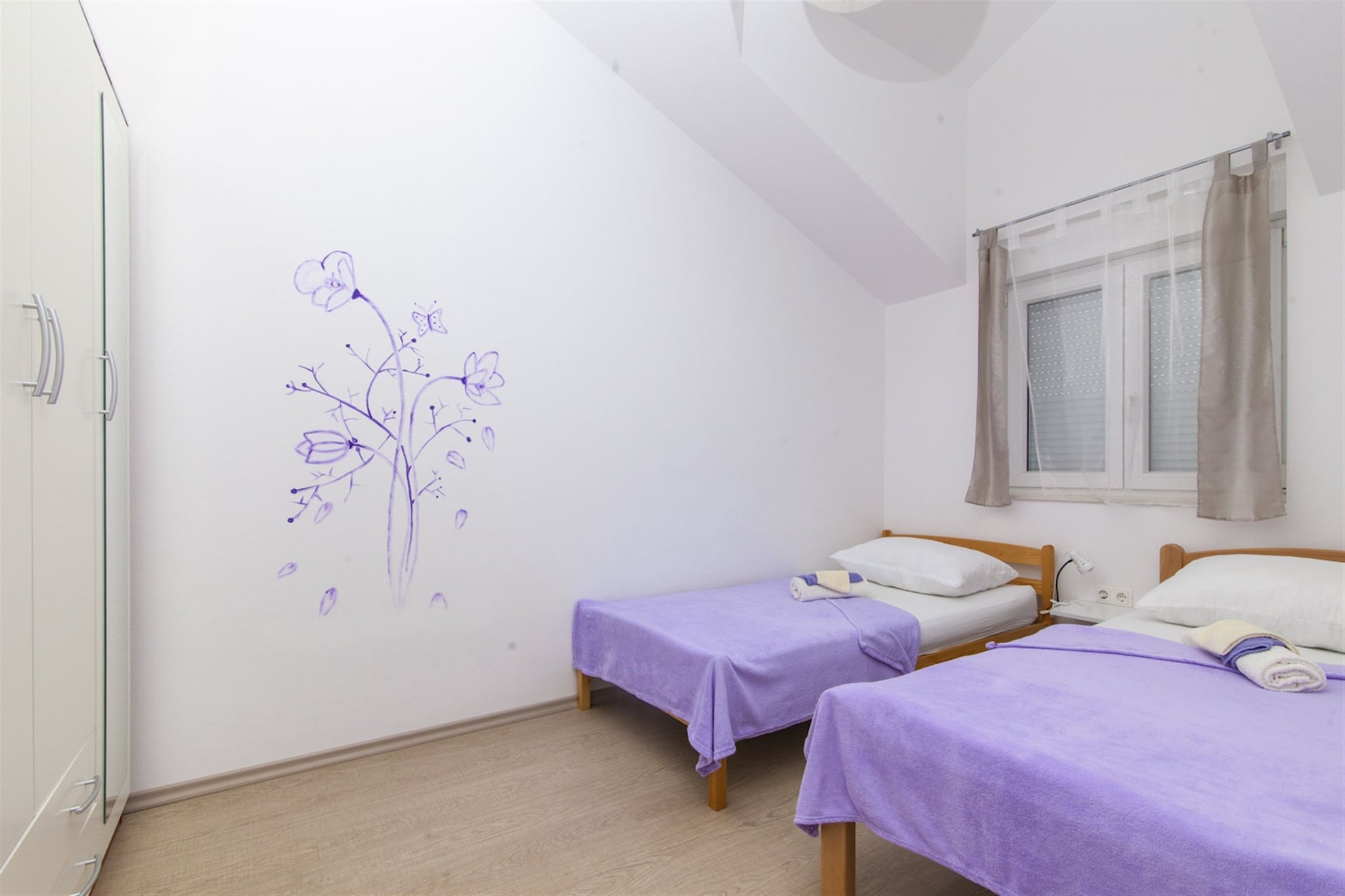 Sea view Villa Brodarica-Schlafzimmer