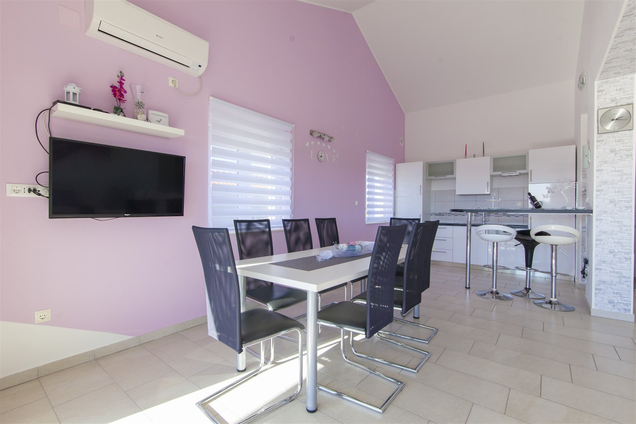 Sea view Villa Brodarica-Küche