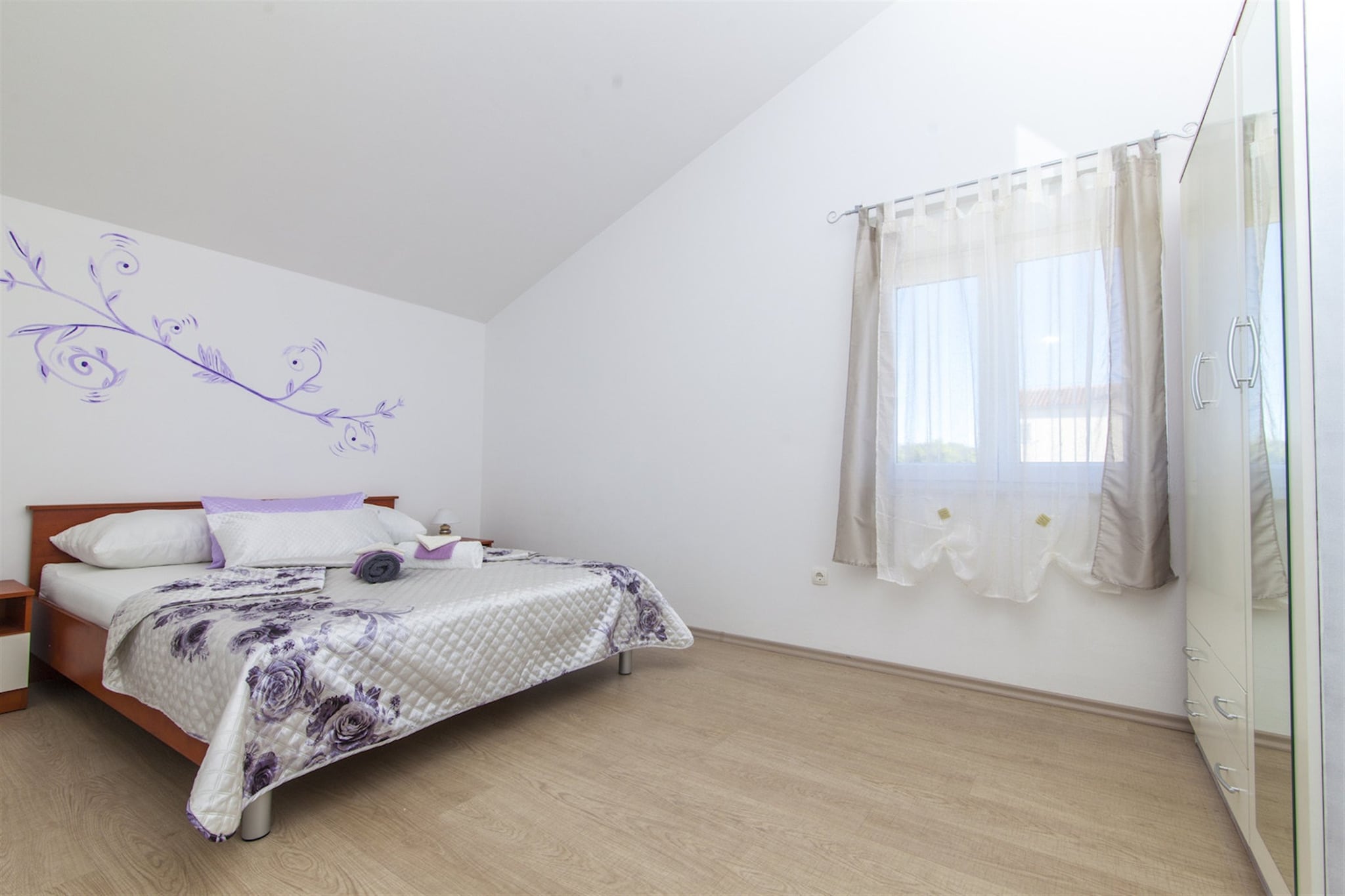 Sea view Villa Brodarica-Schlafzimmer