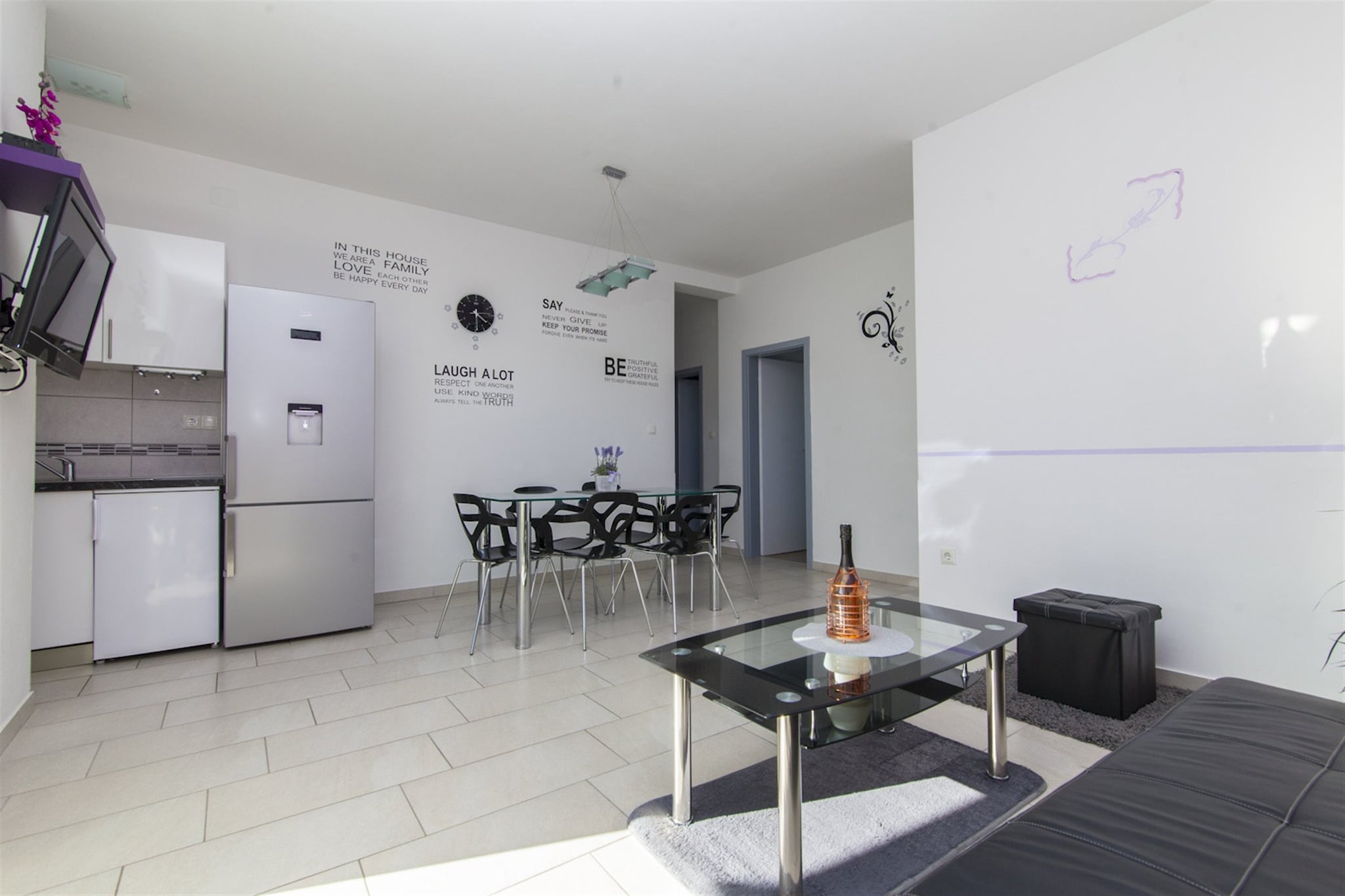 Sea view Villa Brodarica-Esszimmer