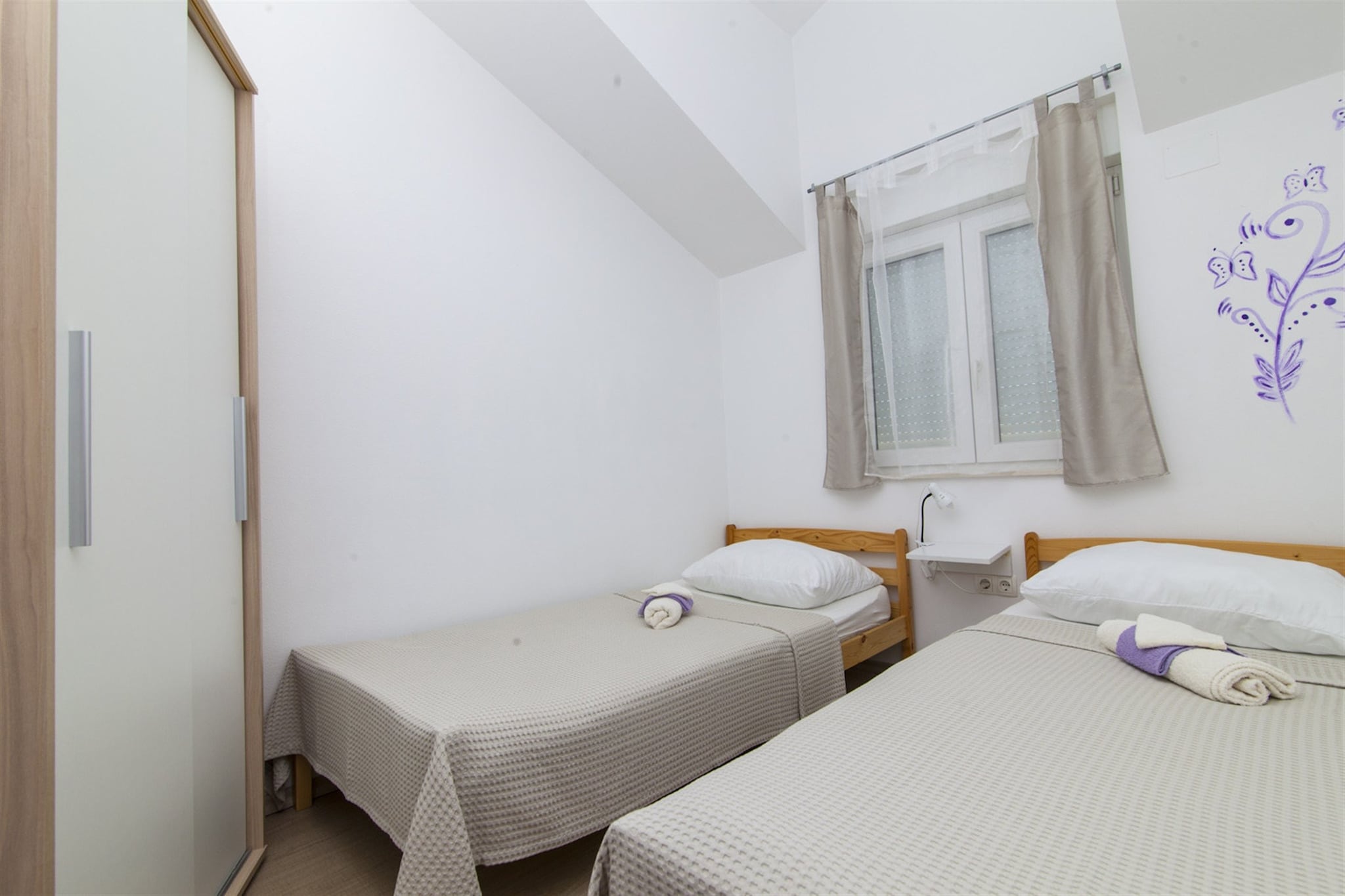 Sea view Villa Brodarica-Schlafzimmer