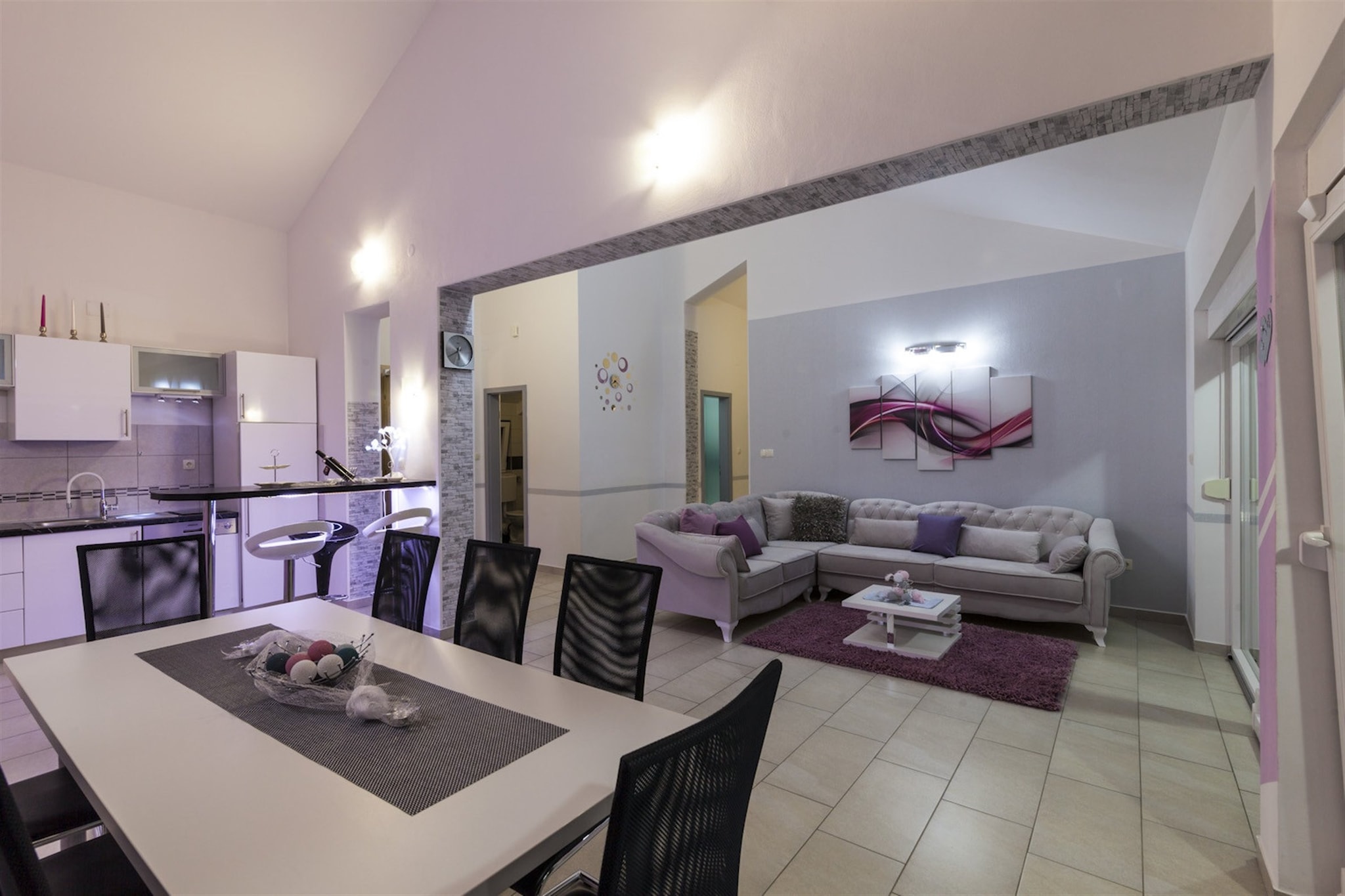 Sea view Villa Brodarica-Küche