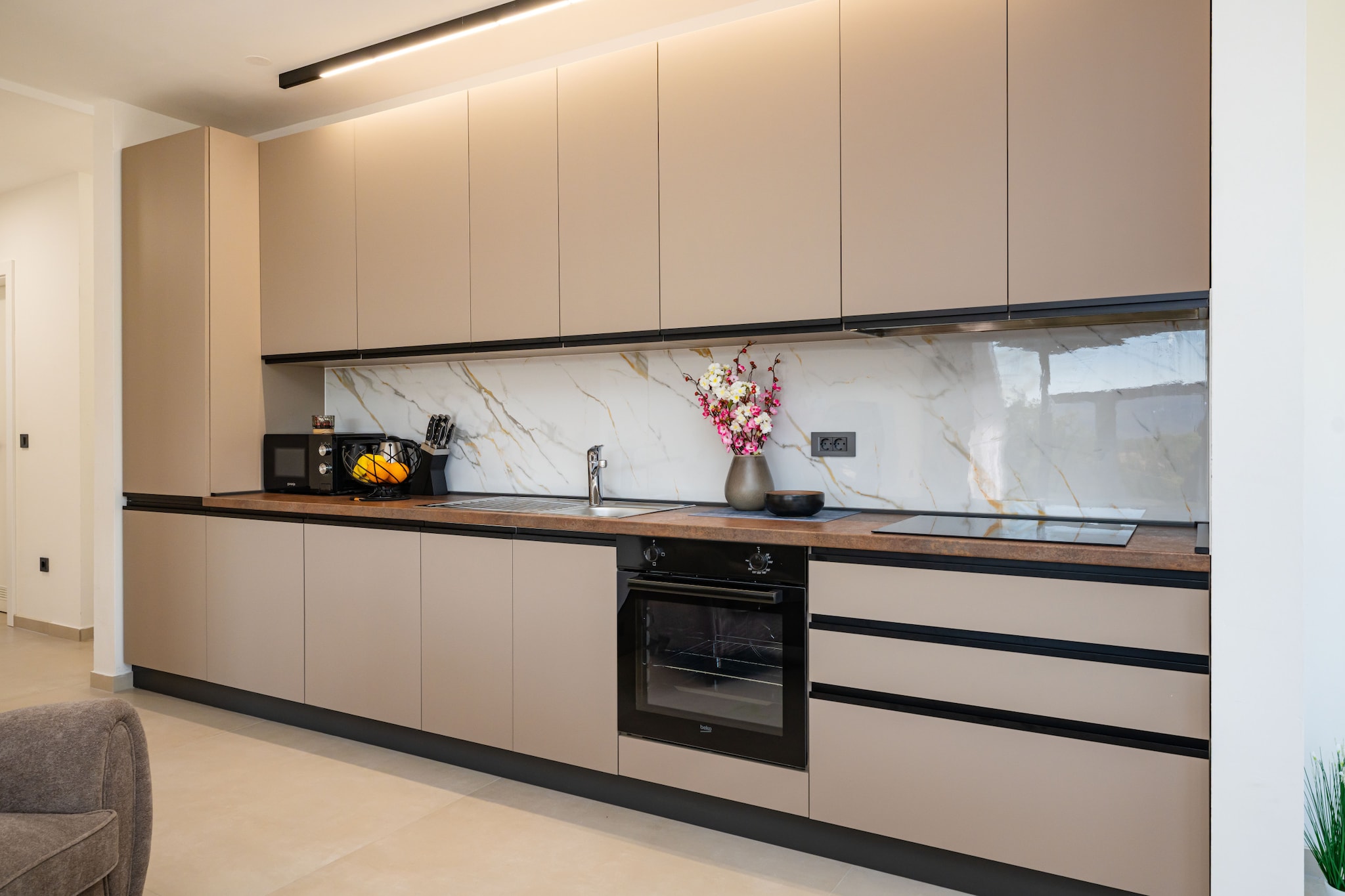 Sea view Villa Senti-Keuken