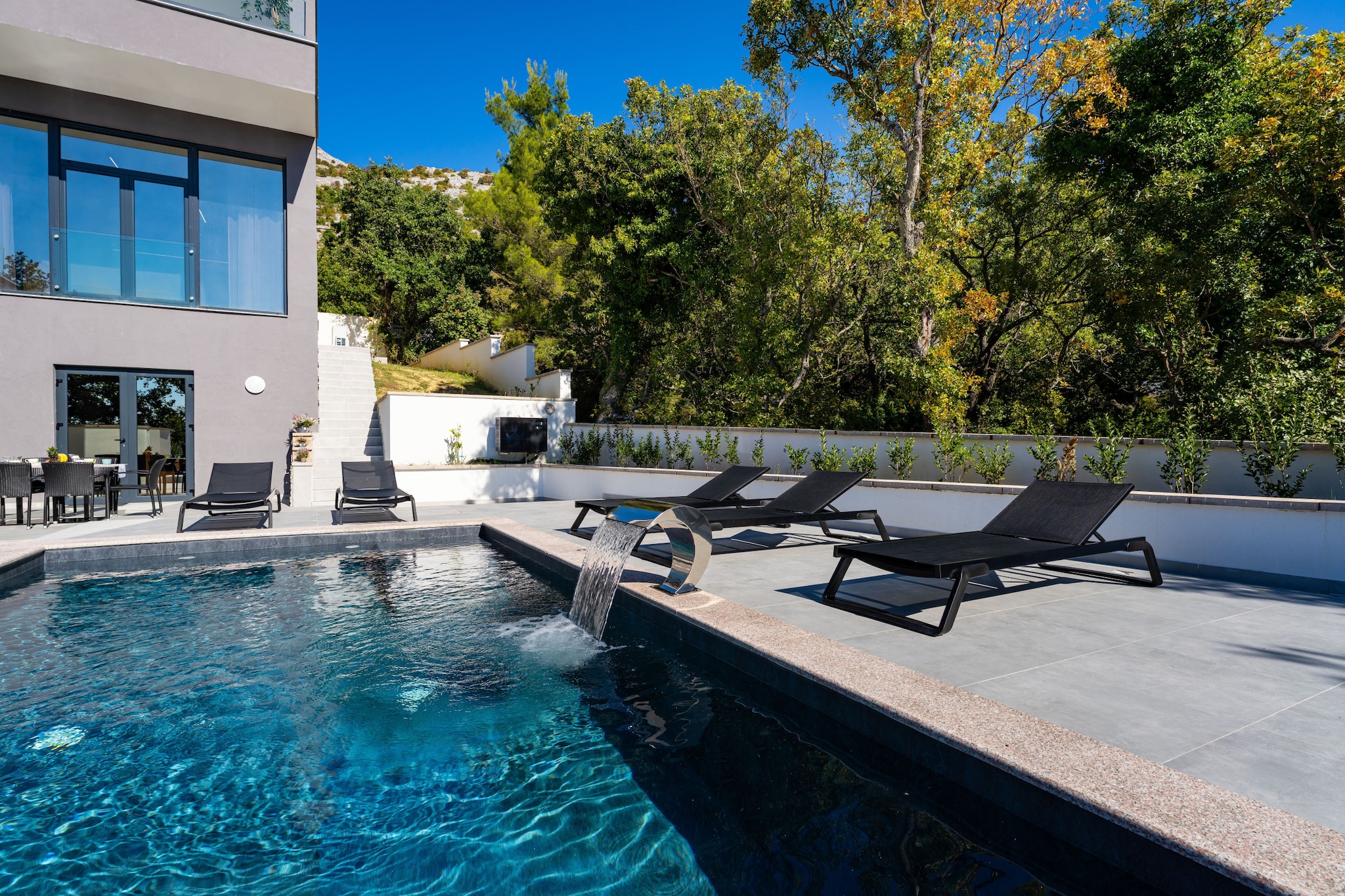 Sea view Villa Senti-Zwembad