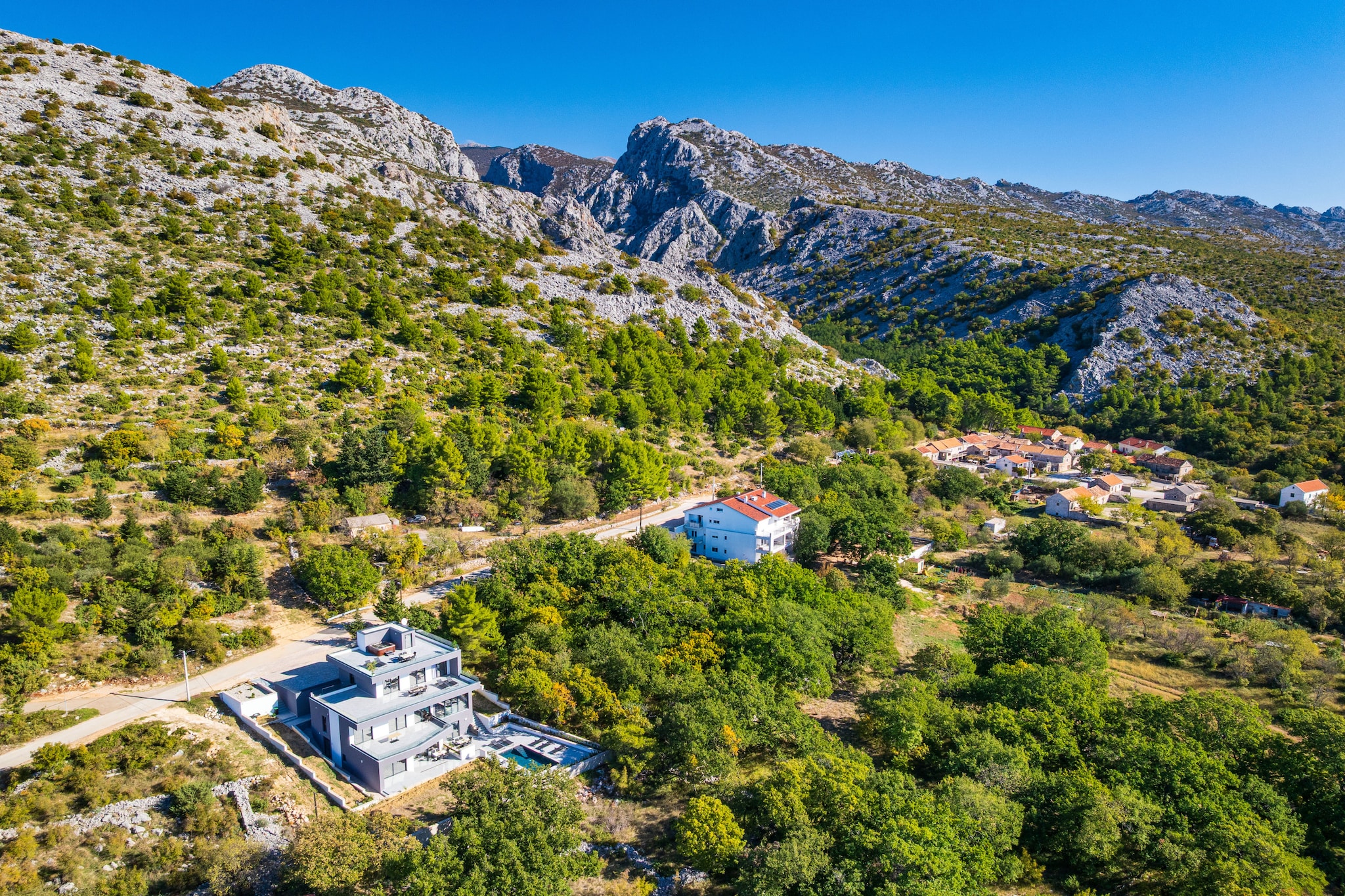 Sea view Villa Senti-Gebieden zomer 1km