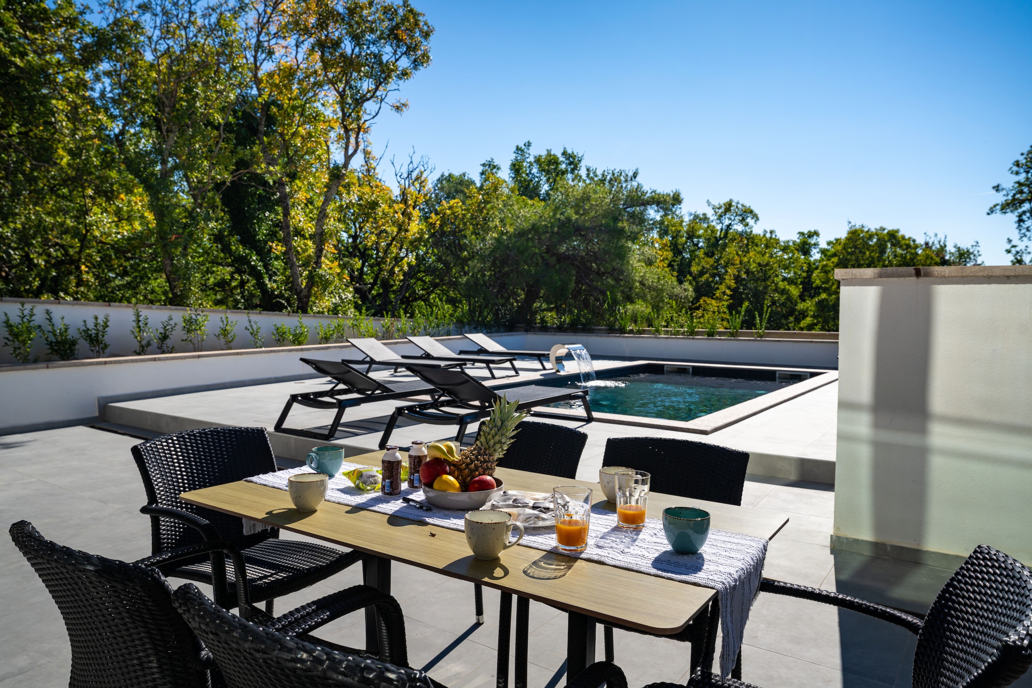 Sea view Villa Senti-Zwembad