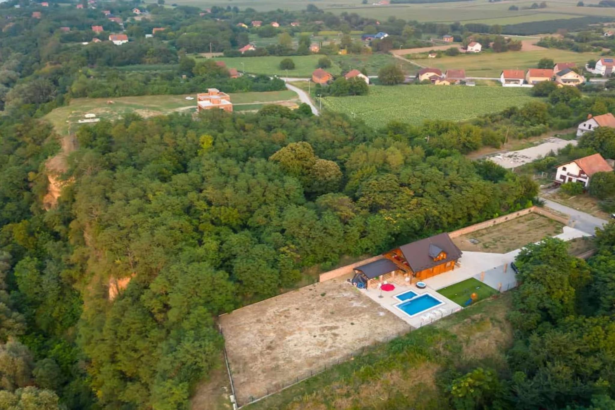 Wooden House Vučedol - Four bedroom villa-Extérieur