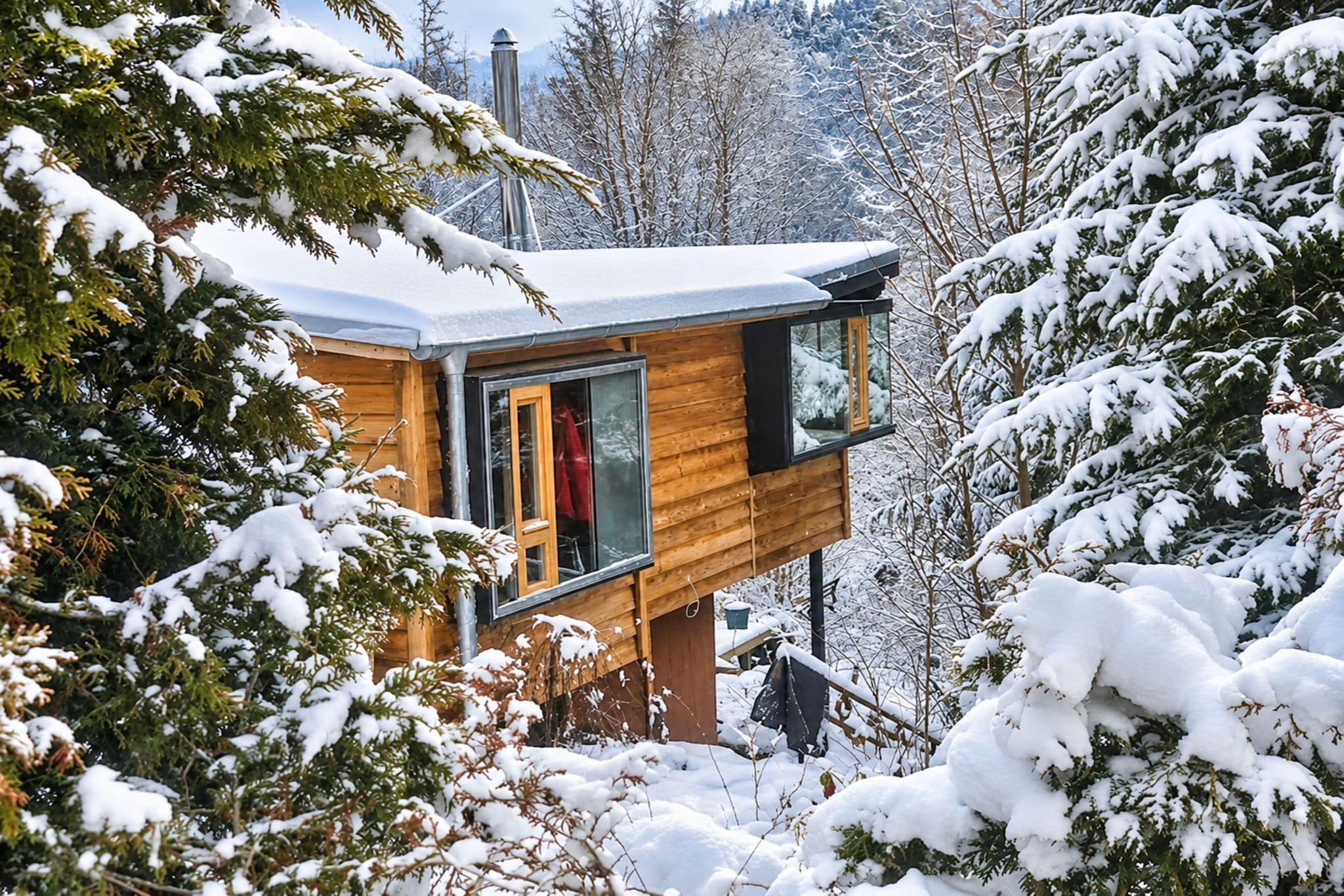 FERIENHAUS ALLRODE Hillenbrand - Außenbereich Winter