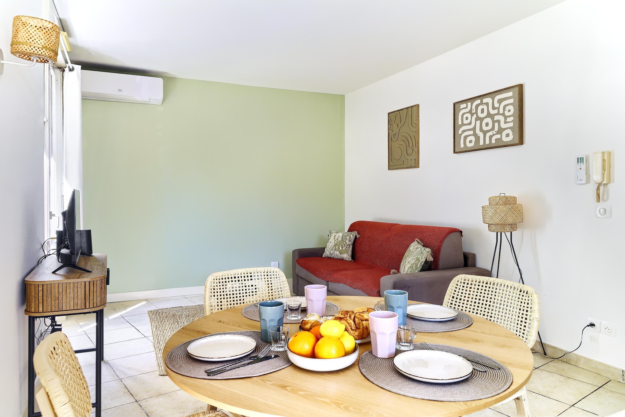 Appartement en bord de mer – Plage de la Salis-Living room