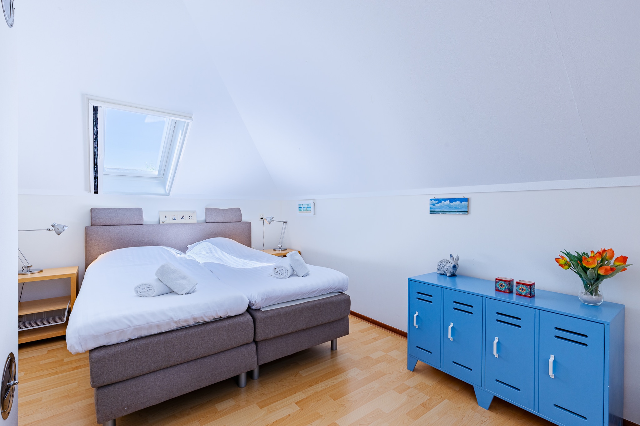 Vakantiewoning - Westduin 6 I Vlissingen 'Zilt en zand'-Slaapkamer