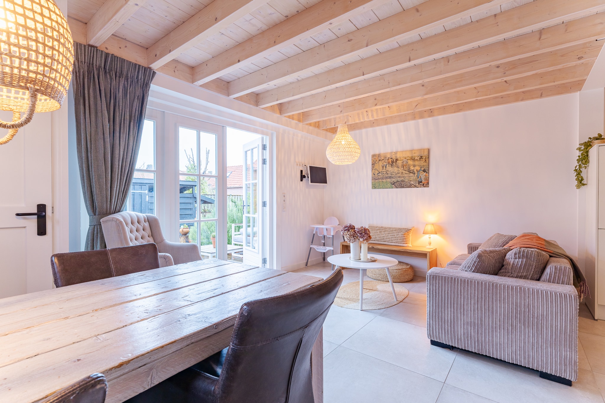 Holiday home - Schoolstraat 6a | Vrouwenpolder-Woonkamer