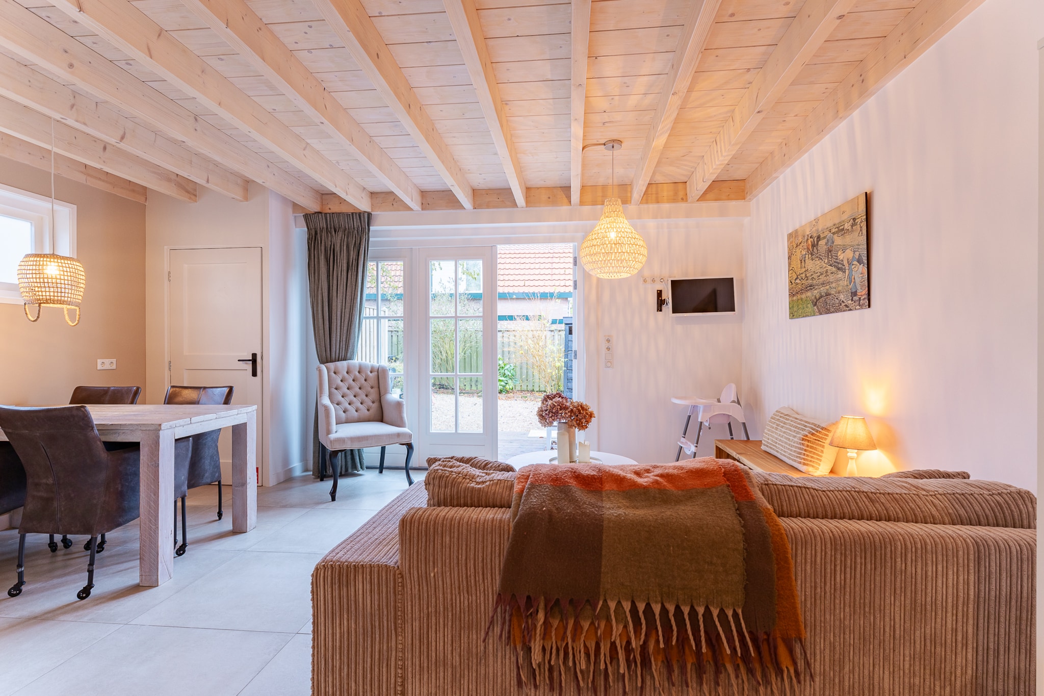 Holiday home - Schoolstraat 6a | Vrouwenpolder-Woonkamer