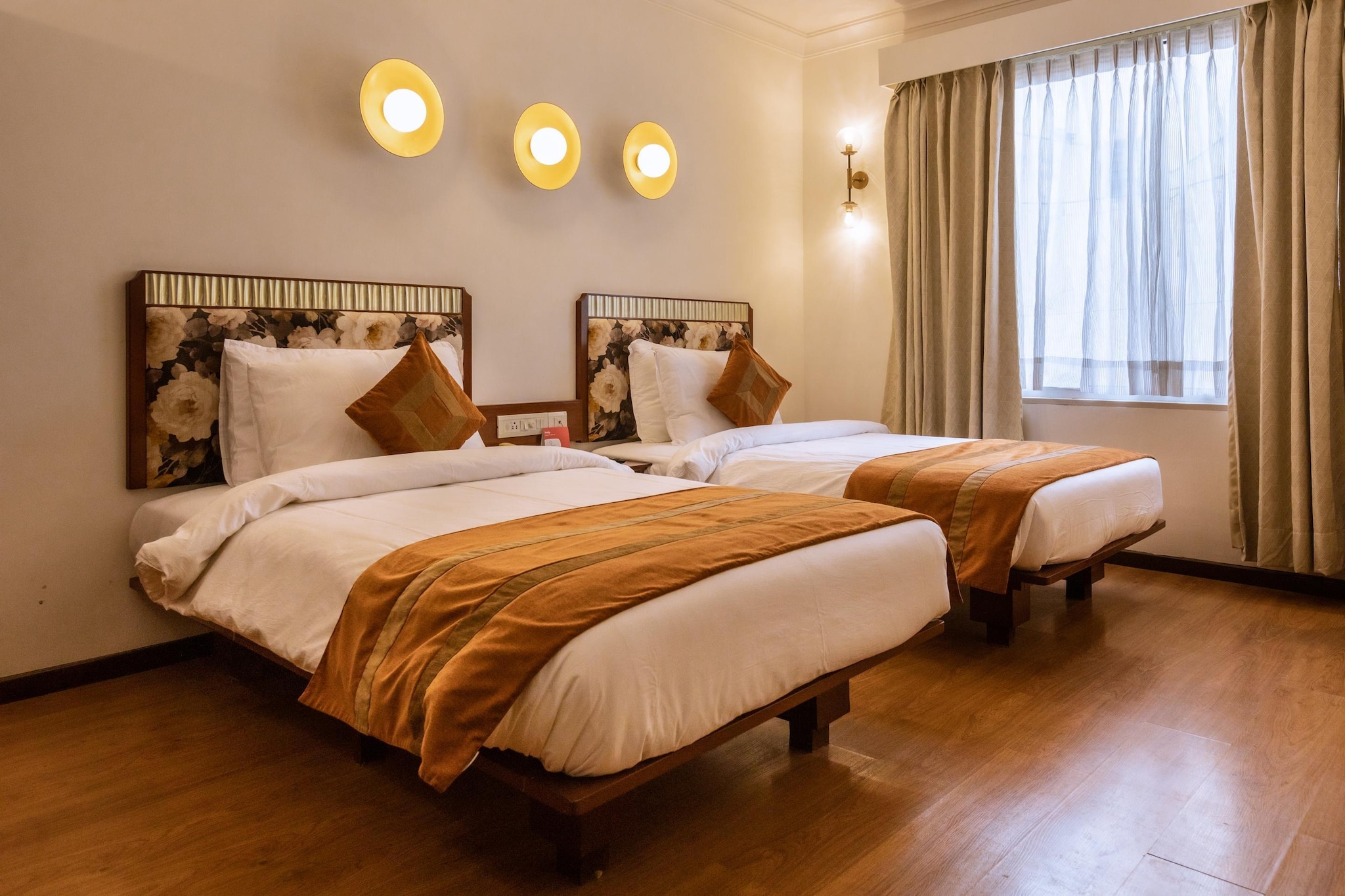 Enjoy a comfortable and hassle-free experience at our thoughtfully designed property. Each room is equipped with modern amenities, cozy bedding, and elegant decor to make you feel right at home. Located conveniently with easy access to public transport and major attractions, it's perfect for both business and leisure travelers. Cleanliness and guest comfort are our top priorities, and our team is available 24/7 to assist you throughout your stay.
 
Unmarried couples are warmly welcome at this property.
Guests with local ID proof are warmly welcome.
Foreign guests are welcome and allowed to stay at this property without any restrictions
Early Check-In Policy: A full day’s room rate will be charged for check-ins before 6:00 AM. Complimentary early check-in is available between 6:00 AM and 10:00 AM, subject to room availability.
 
Check-in is only available to guests aged 18 and above. Please provide a government-issued ID to confirm your age.