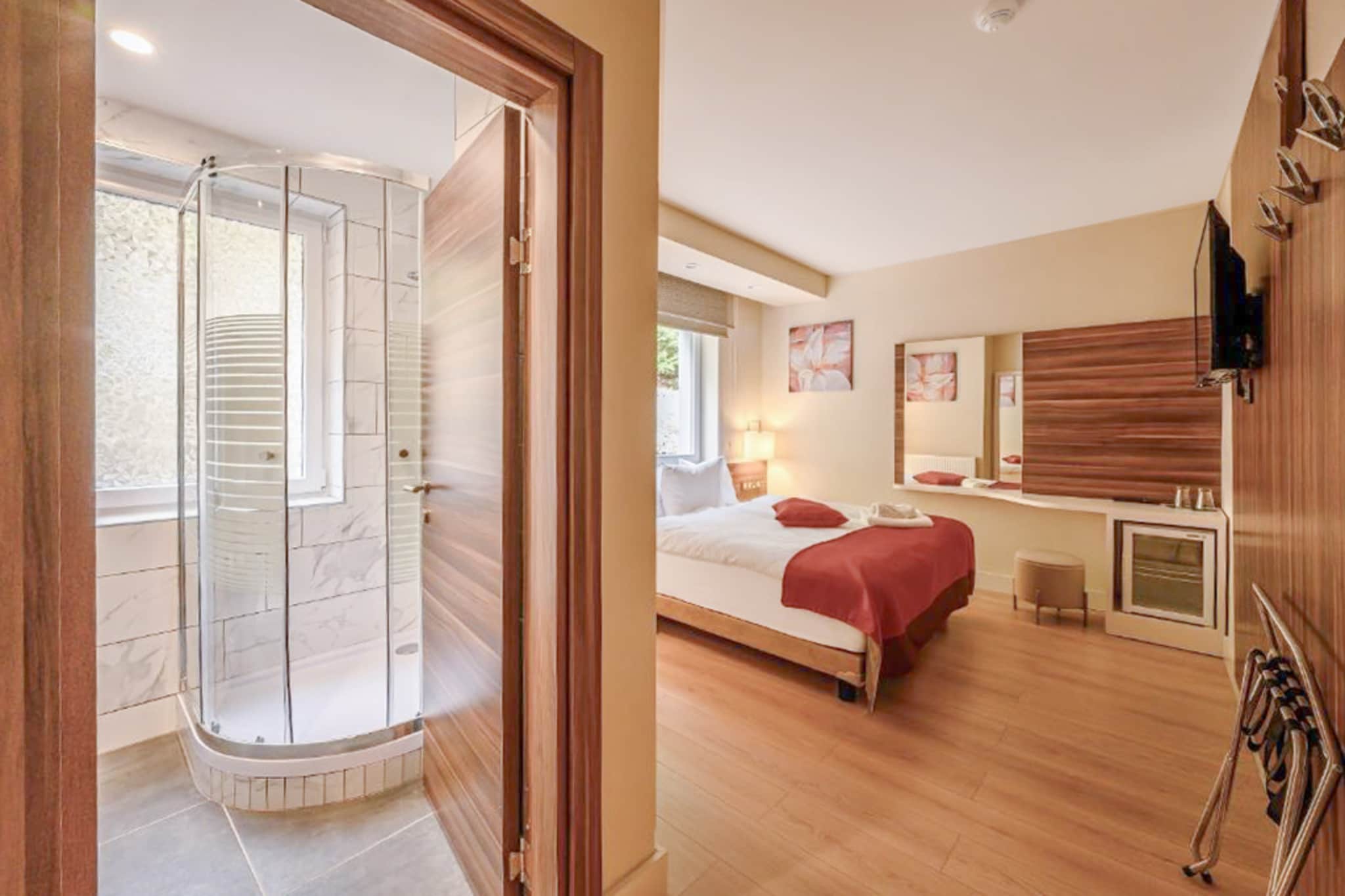 Schwarzbachtal - Double room Forest and Mountain View With balcony-Badezimmer