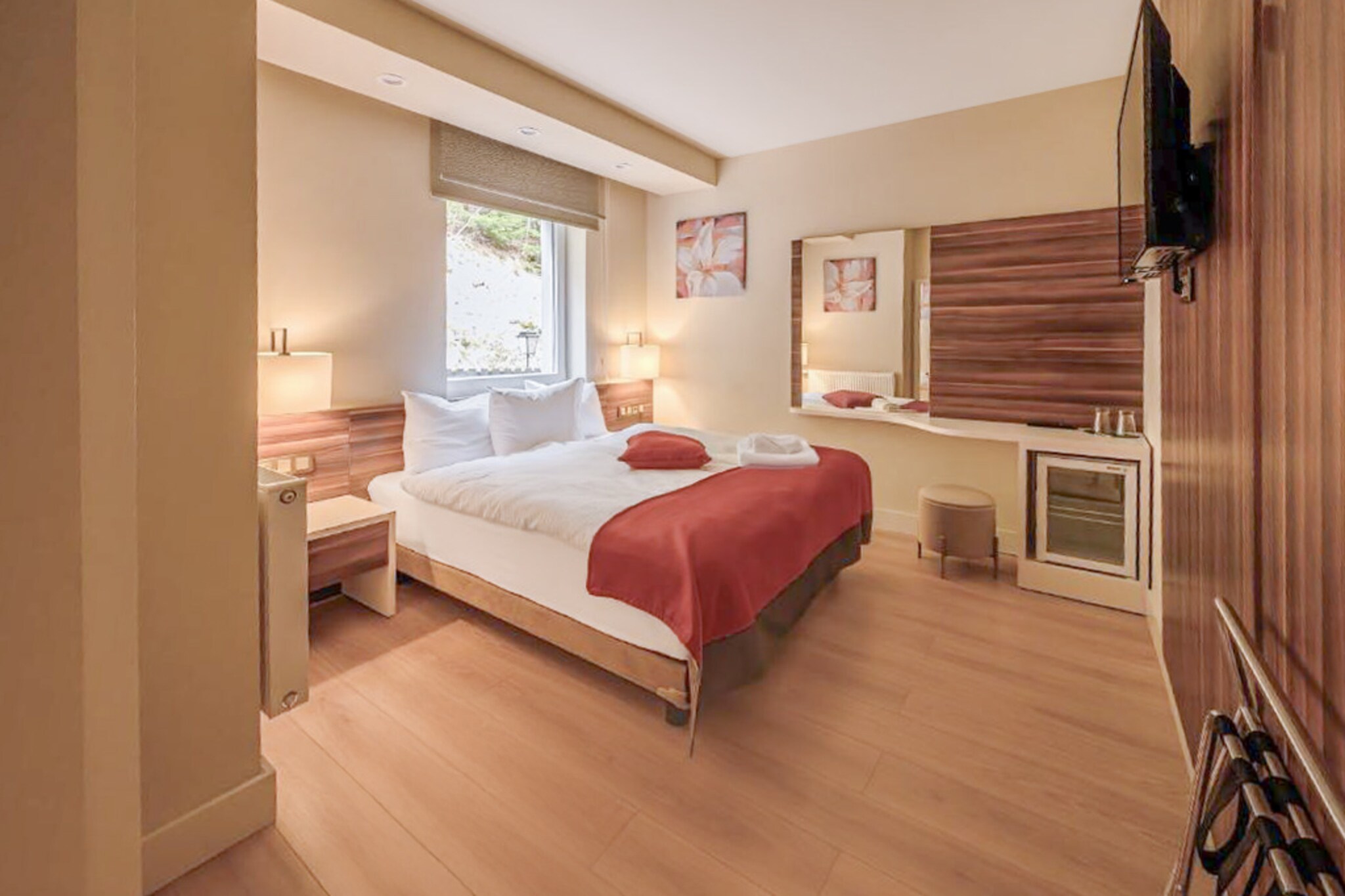 Schwarzbachtal - Double room Forest and Mountain View With balcony-Schlafzimmer