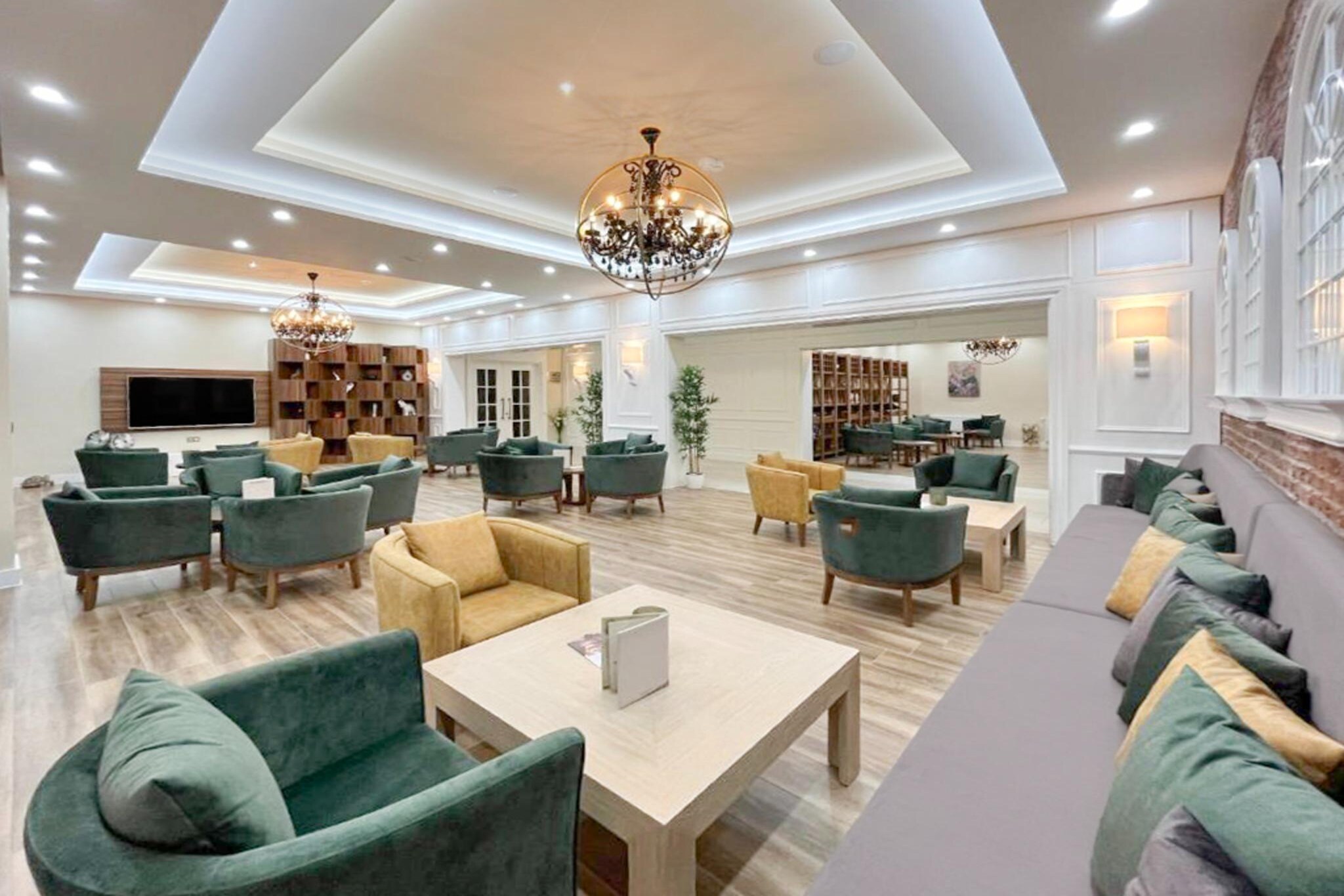 Schwarzbachtal - Double room Forest and Mountain View With balcony-Wohnzimmer