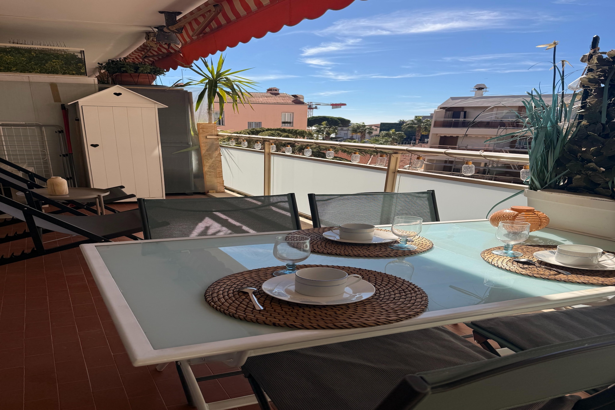 Appartement Antibes proche plages-Terrace balcony