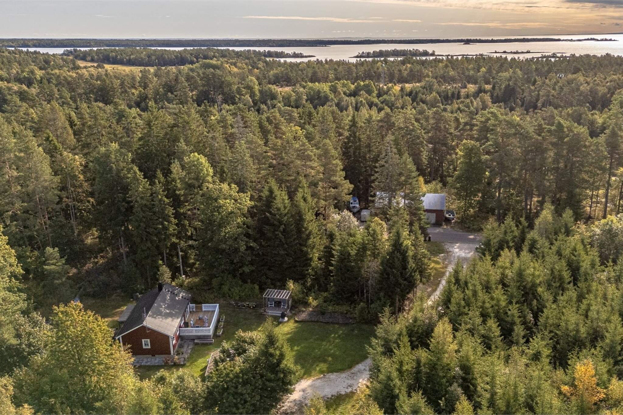 5 Personen Ferienhaus in KÖPMANNEBRO-Im Freien