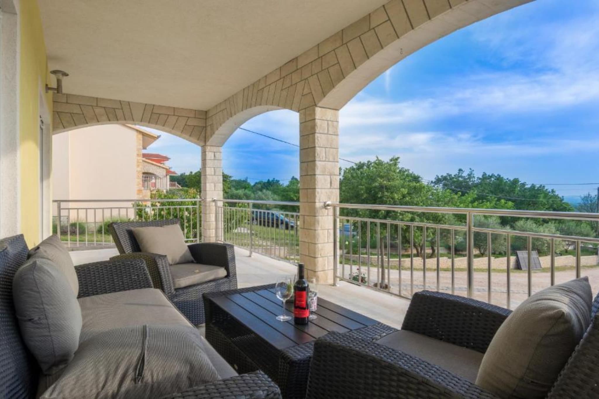 Holiday House BALEN with Swimming Pool - Six Bedroom Holiday House With Pool-Terrace balcony