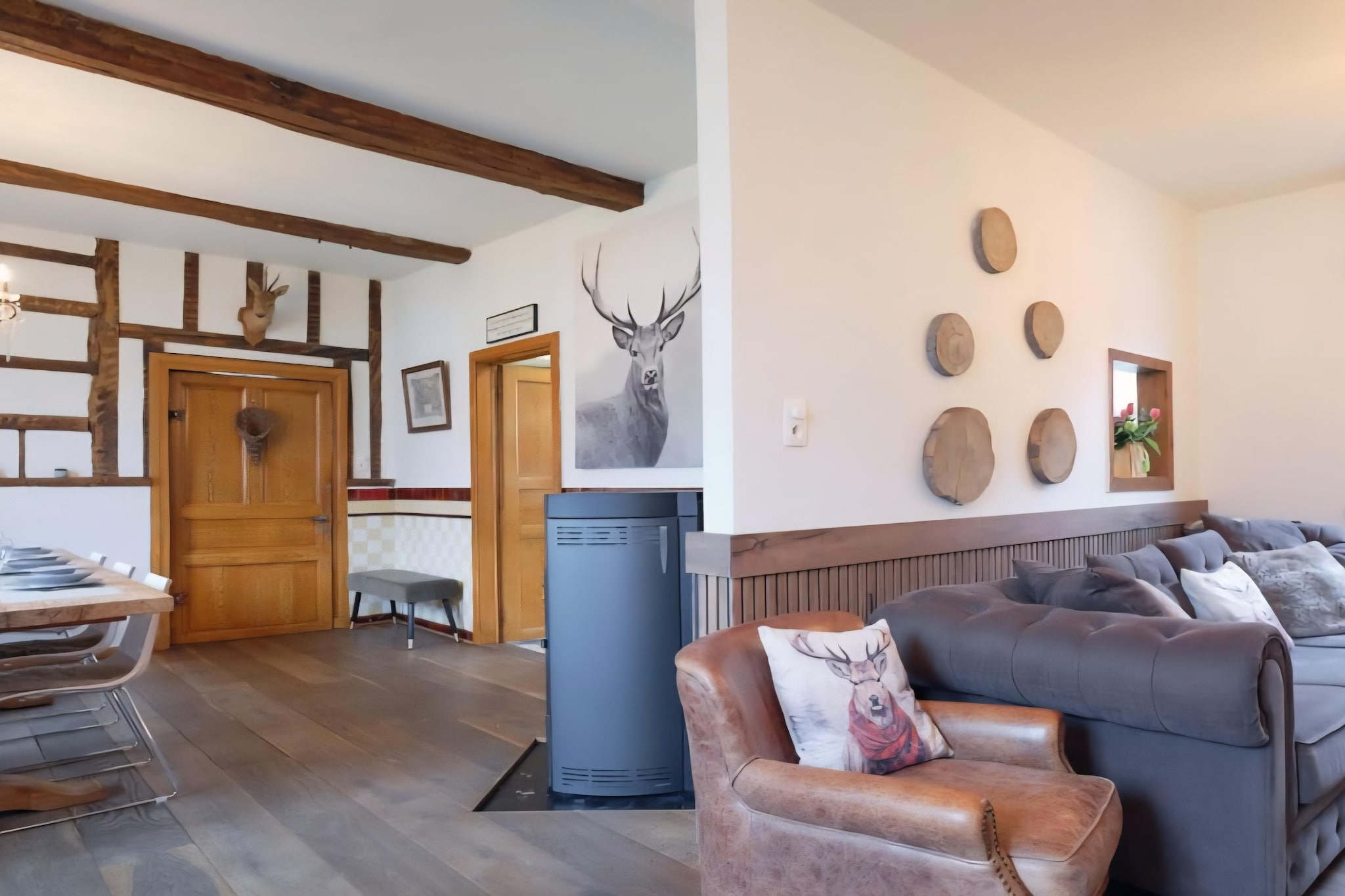 Gite L'éternité-Woonkamer