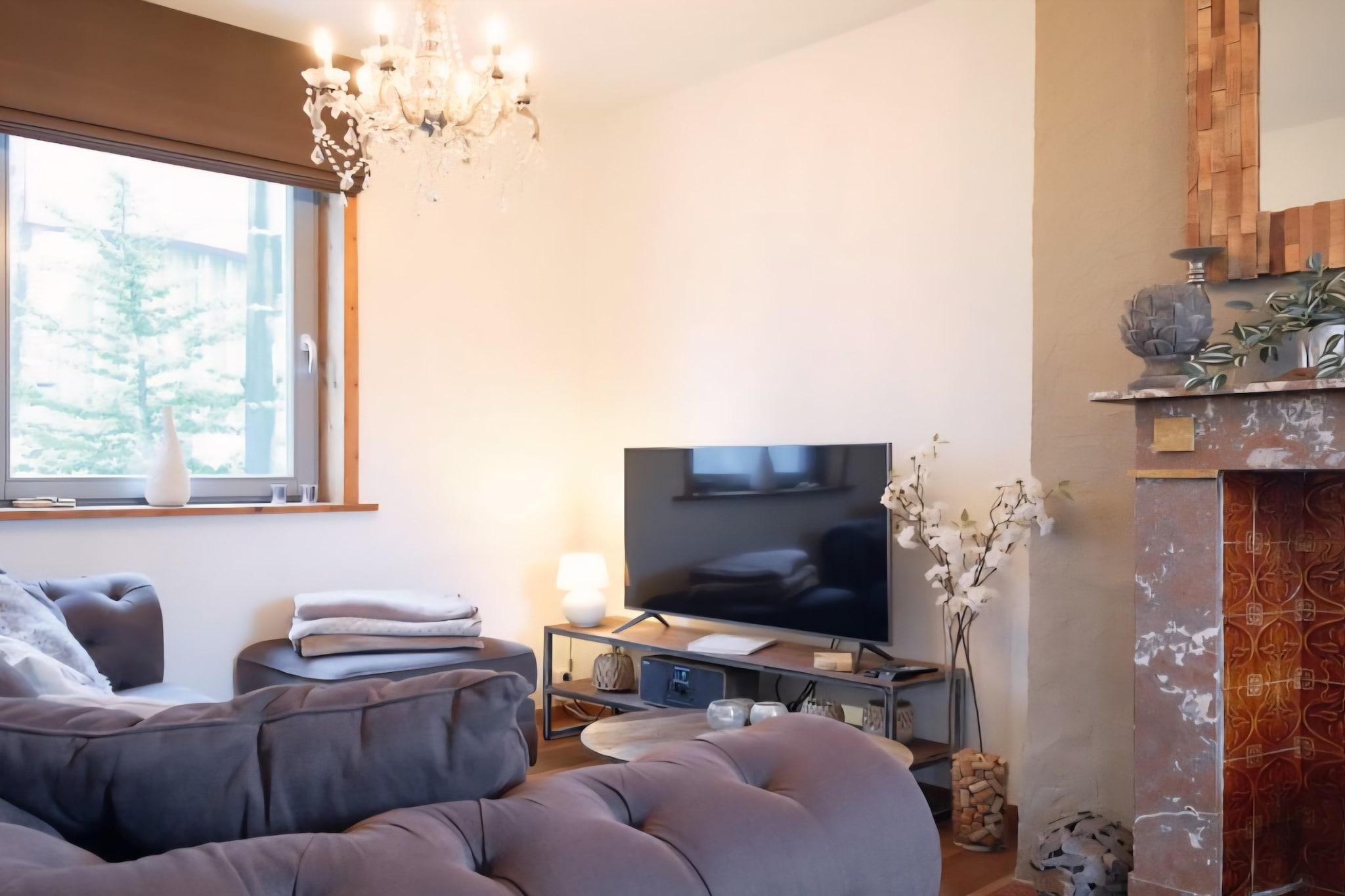 Gite L'éternité-Woonkamer