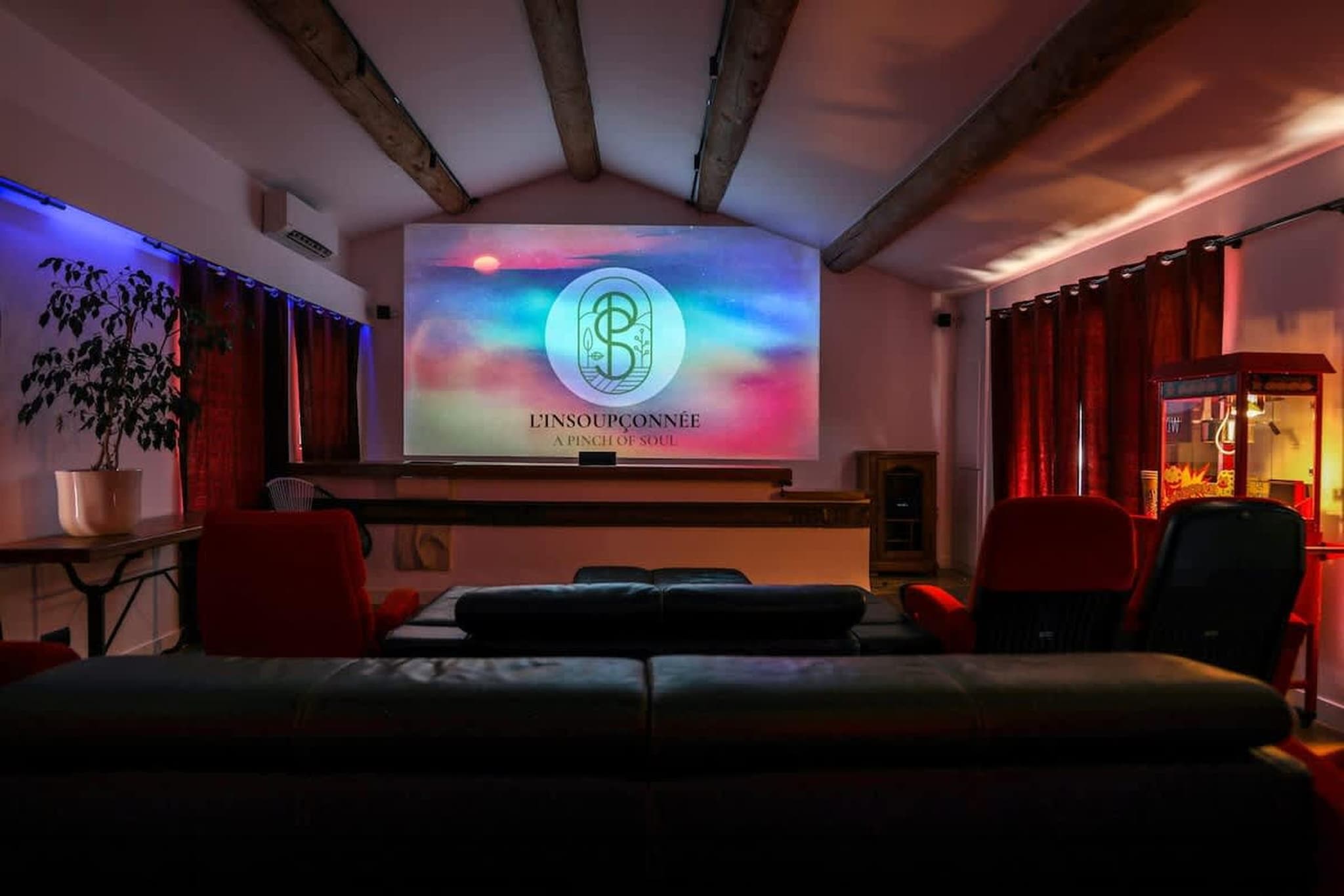 Charmant Mas Provençal avec piscine et jacuzzis-Wohnzimmer