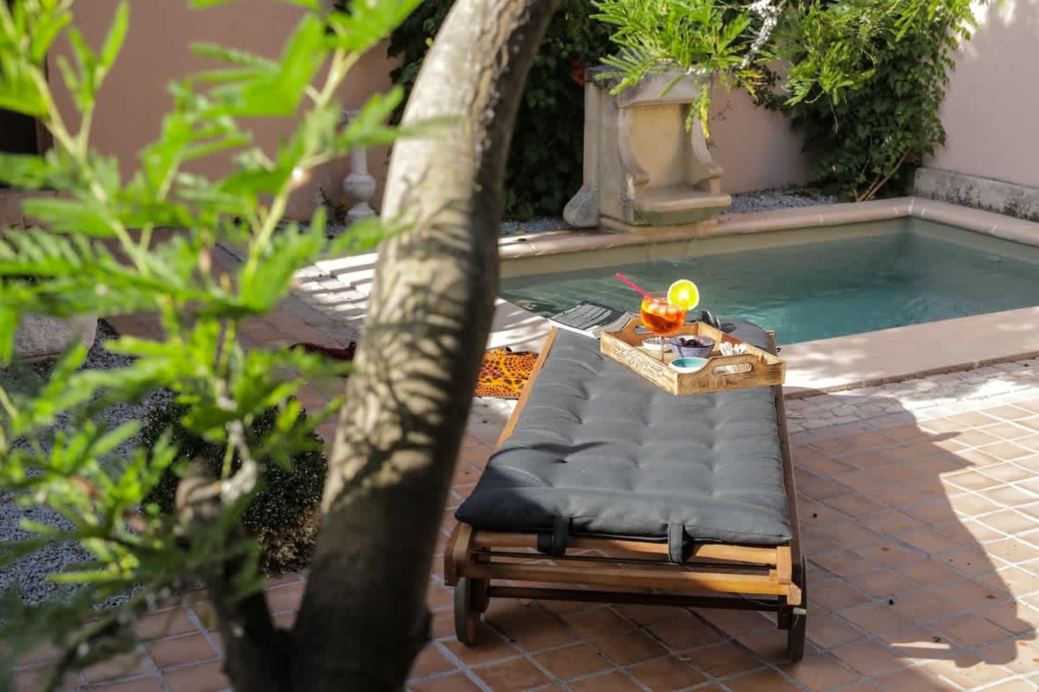 Charmant Mas Provençal avec piscine et jacuzzis-Schwimmbad