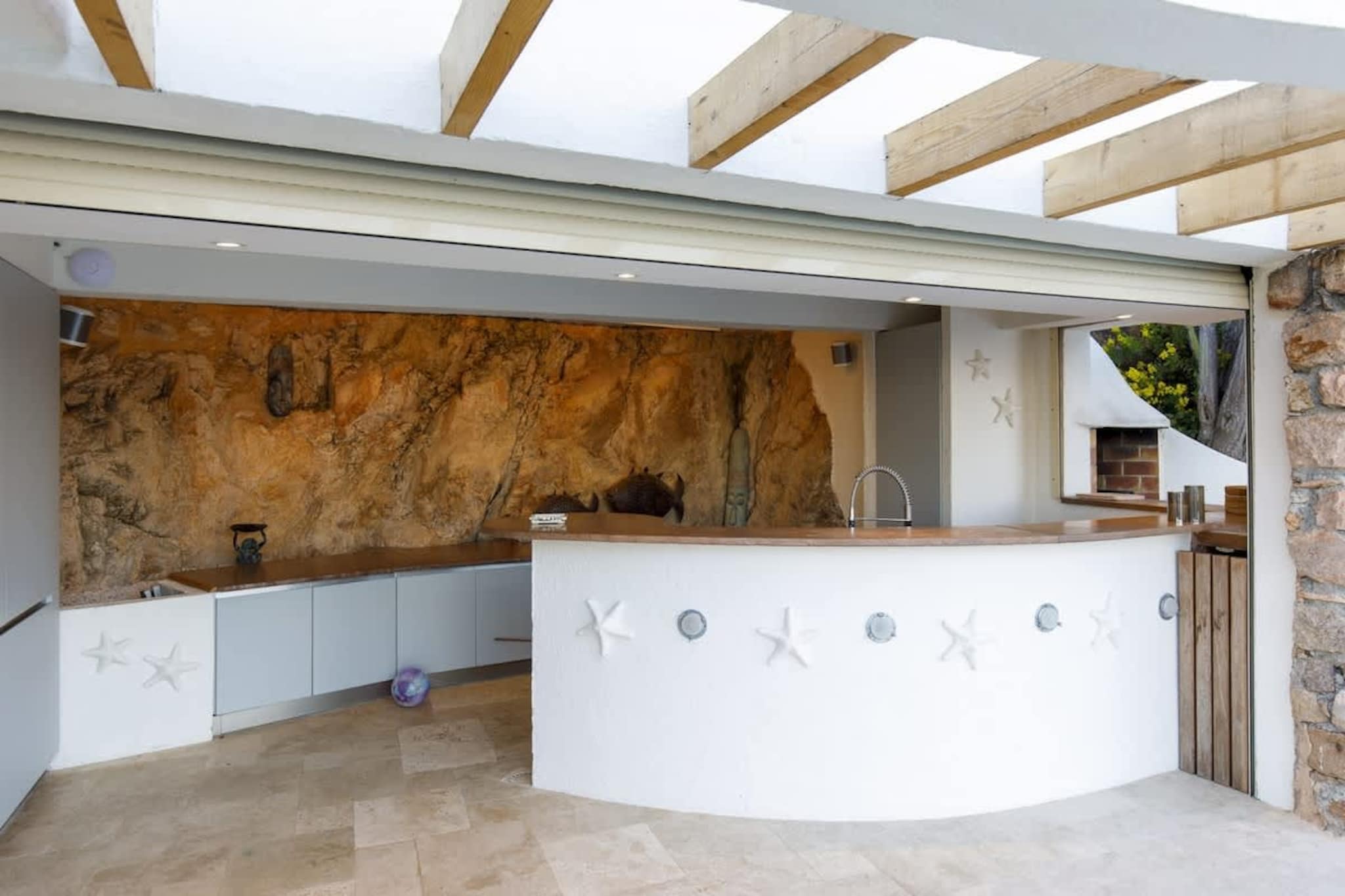 Magnifique villa avec vue sur mer et belle piscine-Cuisine