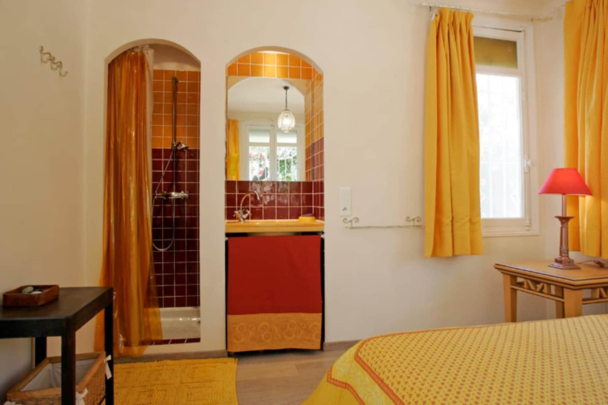 Villa plage privée vue sur la mer-Chambre