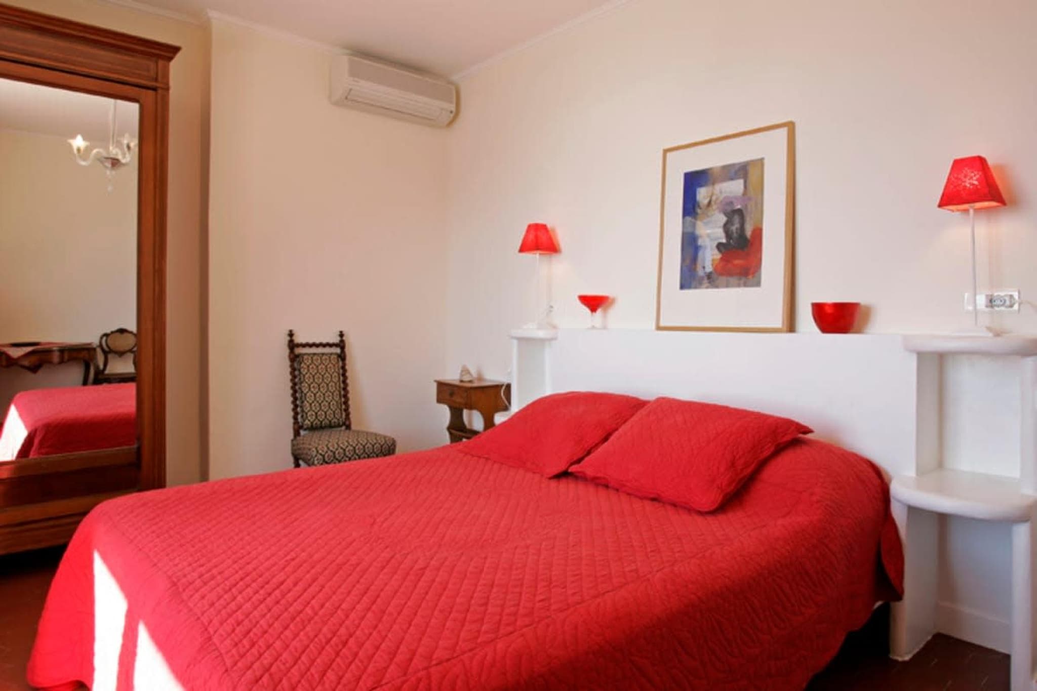 Villa plage privée vue sur la mer-Chambre