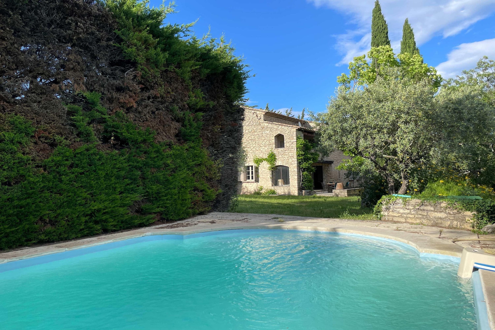 La Familiale - Maison provençale avec piscine et vue imprenable sur Gordes-Zwembad