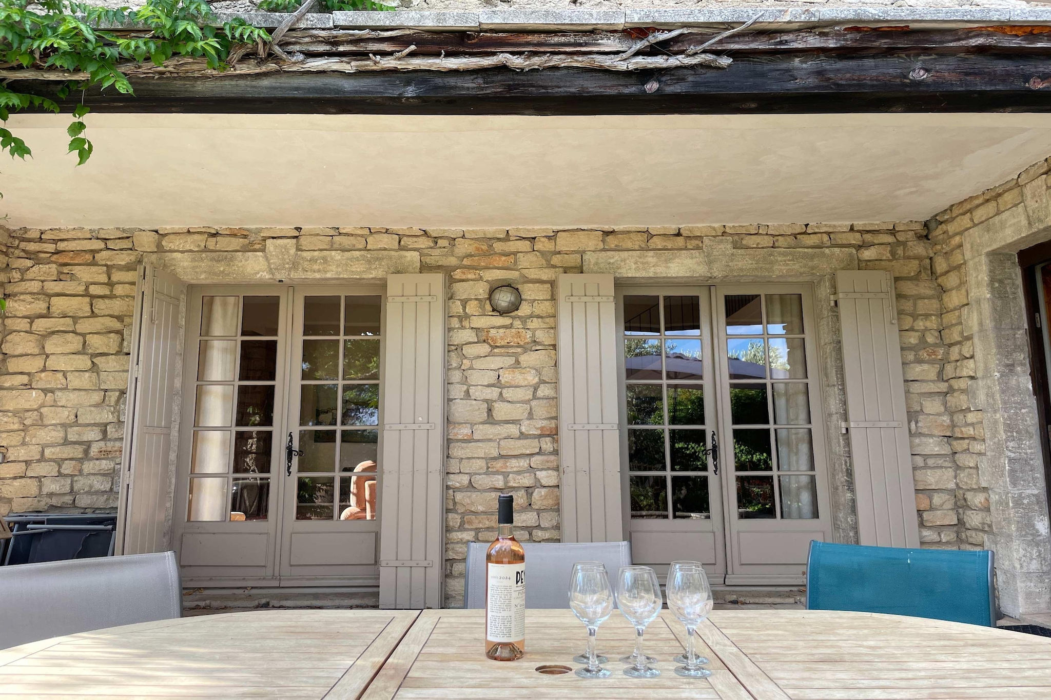 La Familiale - Maison provençale avec piscine et vue imprenable sur Gordes-Terrasbalkon