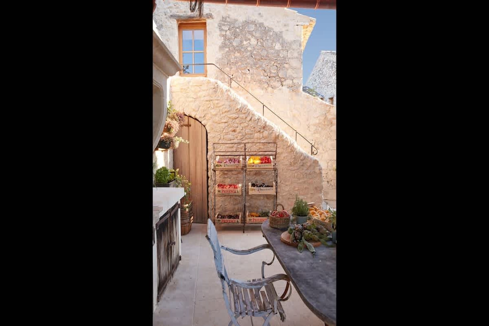 Villa de charme confort au milieu des vignes du Lubéron-Terrasbalkon