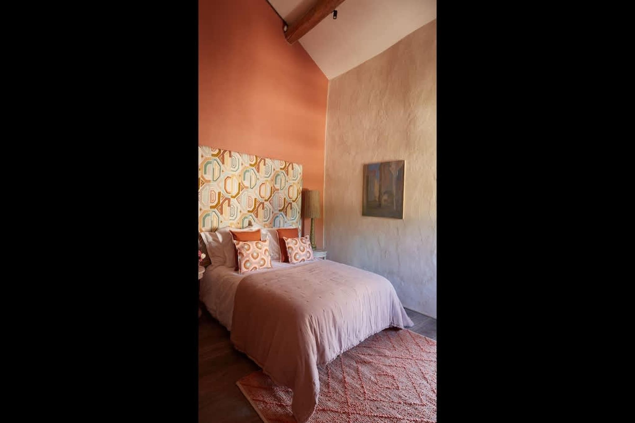 Villa de charme confort au milieu des vignes du Lubéron-Slaapkamer