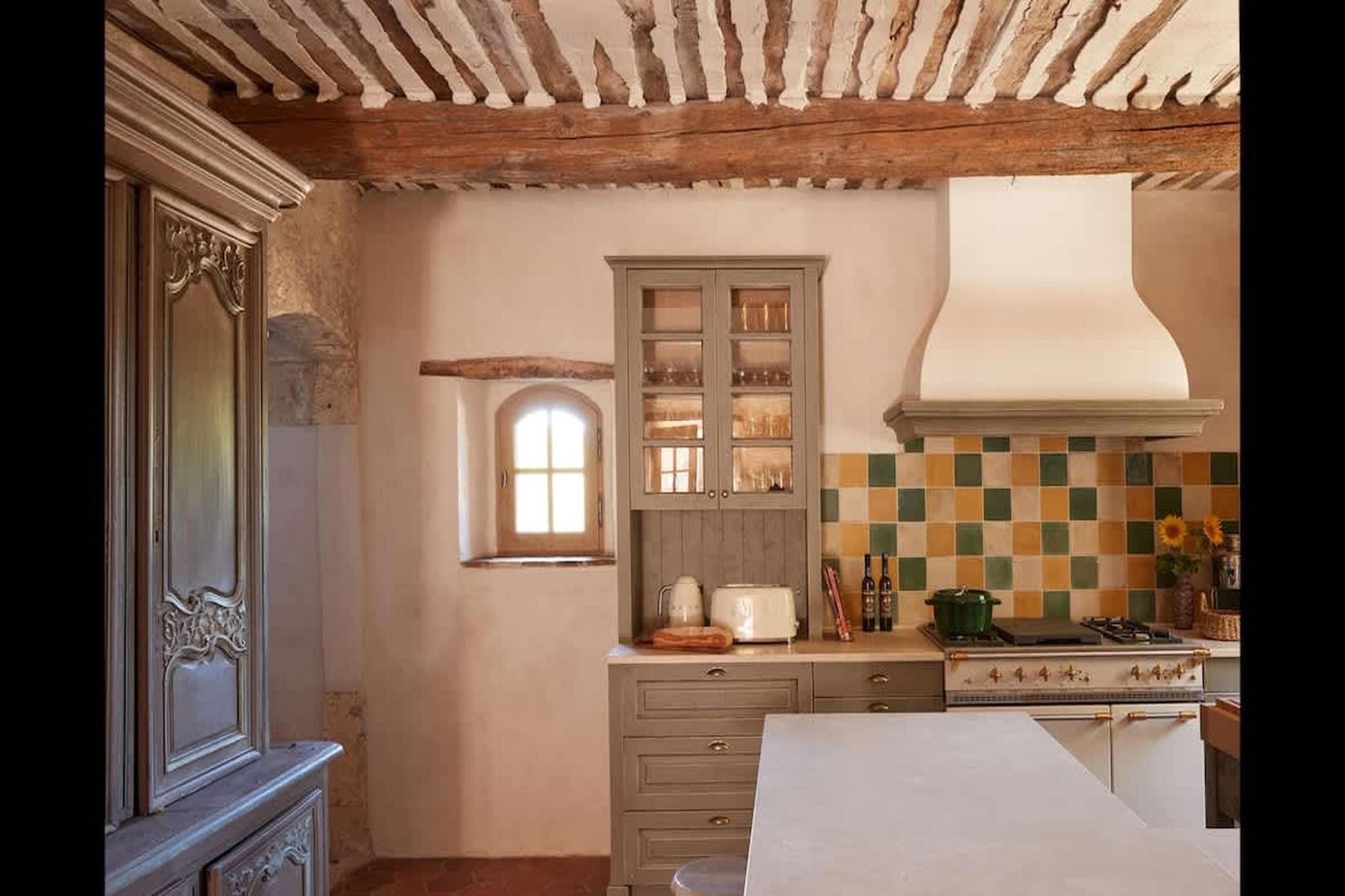 Villa de charme confort au milieu des vignes du Lubéron-Keuken