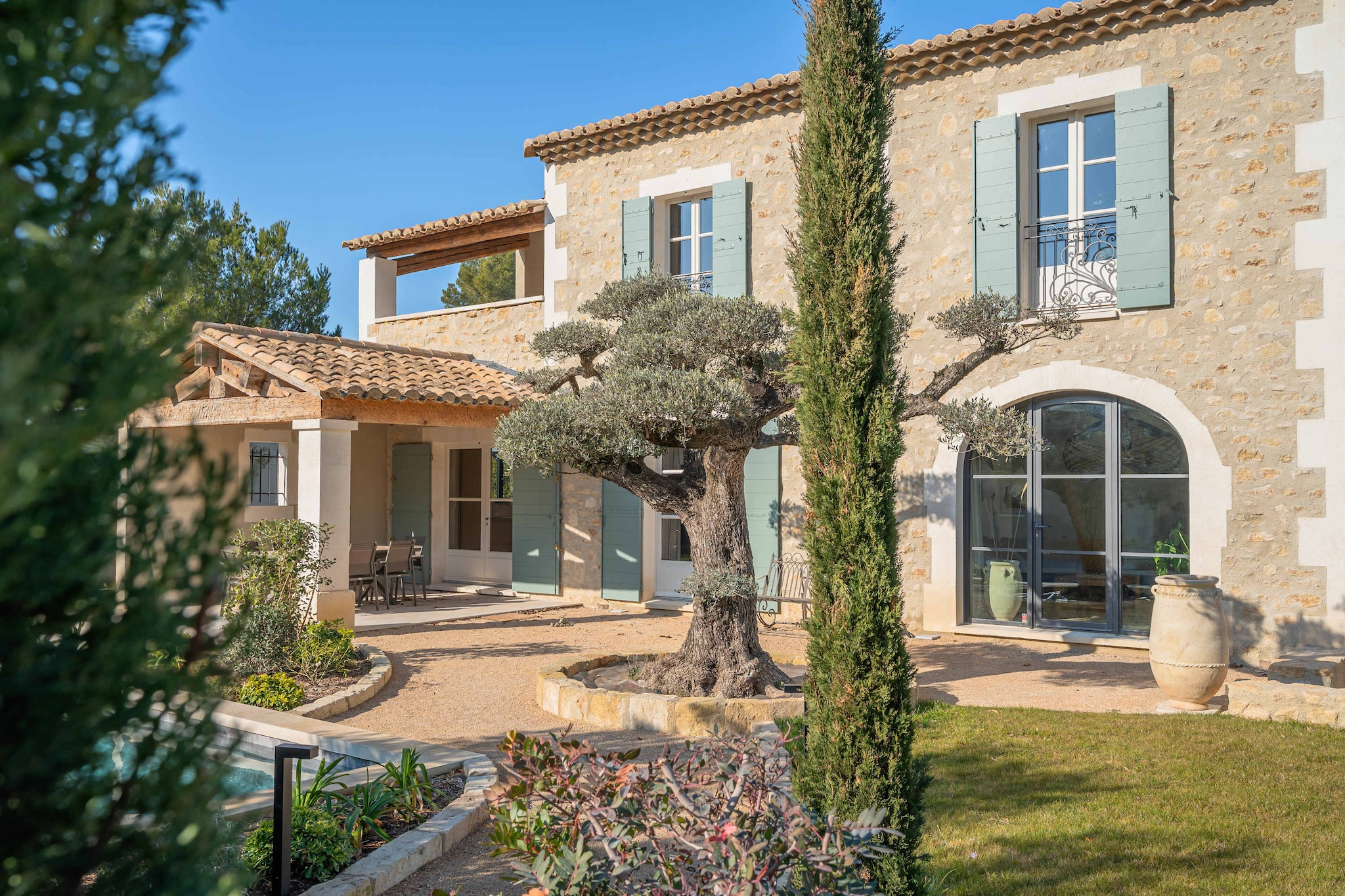 Villa Lou Pantaï  Élégance et Confort au Cœur de Saint-Rémy-de-Provence-Außenbereich Sommer